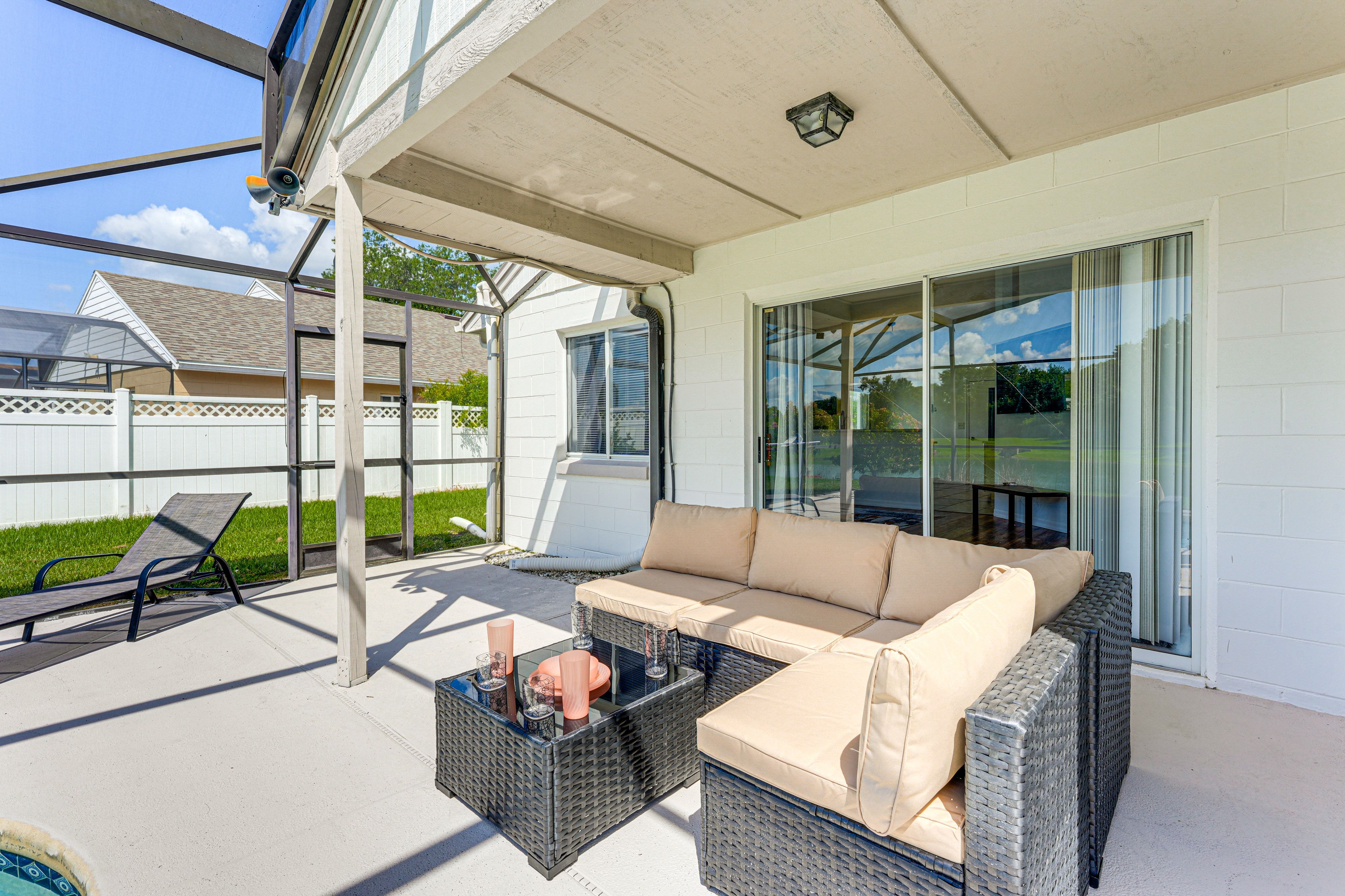 Private Patio | Screened Pool