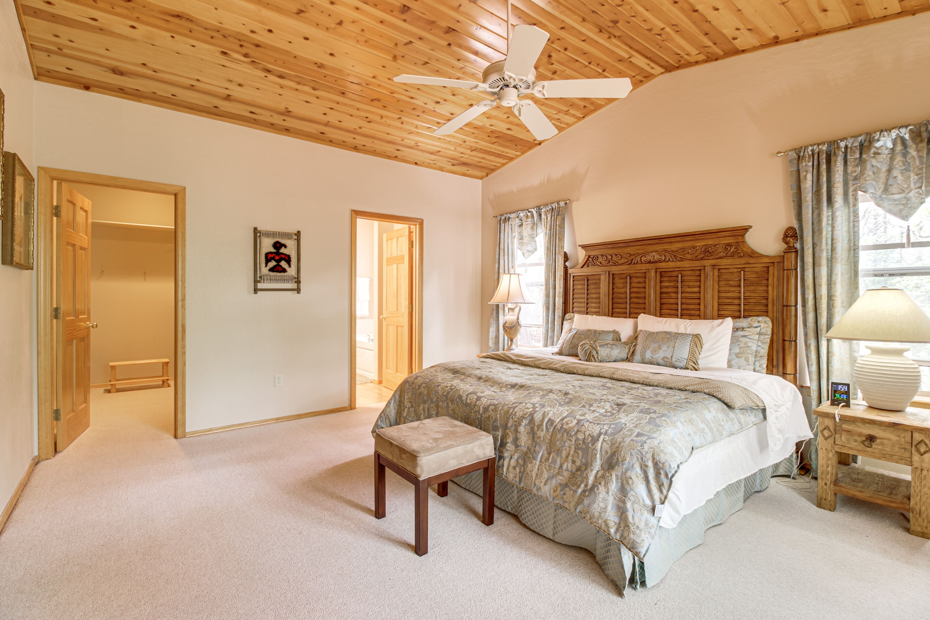 Bedroom 1 | King Bed | Walk-In Closet