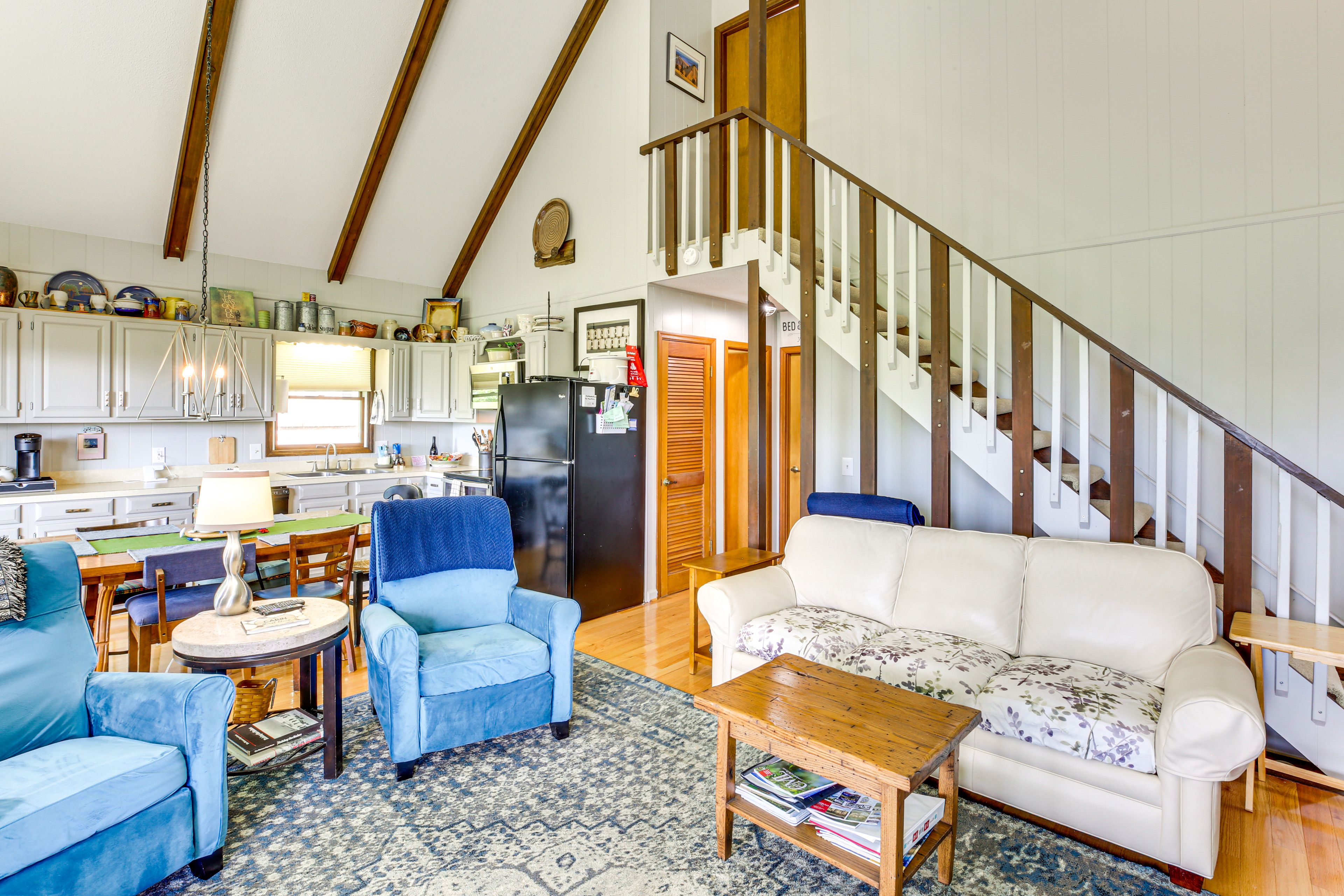 Zionville Vacation Rental | 3BR | 2.5BA | 1,693 Sq Ft | 2 Steps to Enter