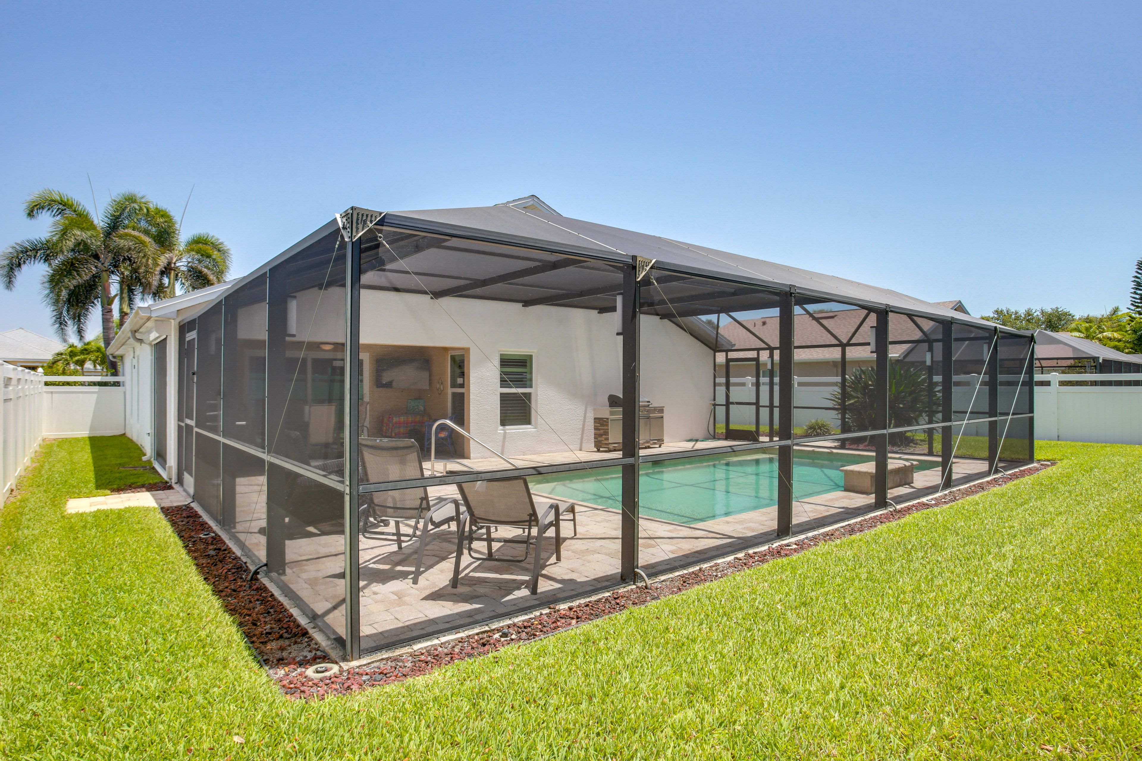 Private Backyard Area