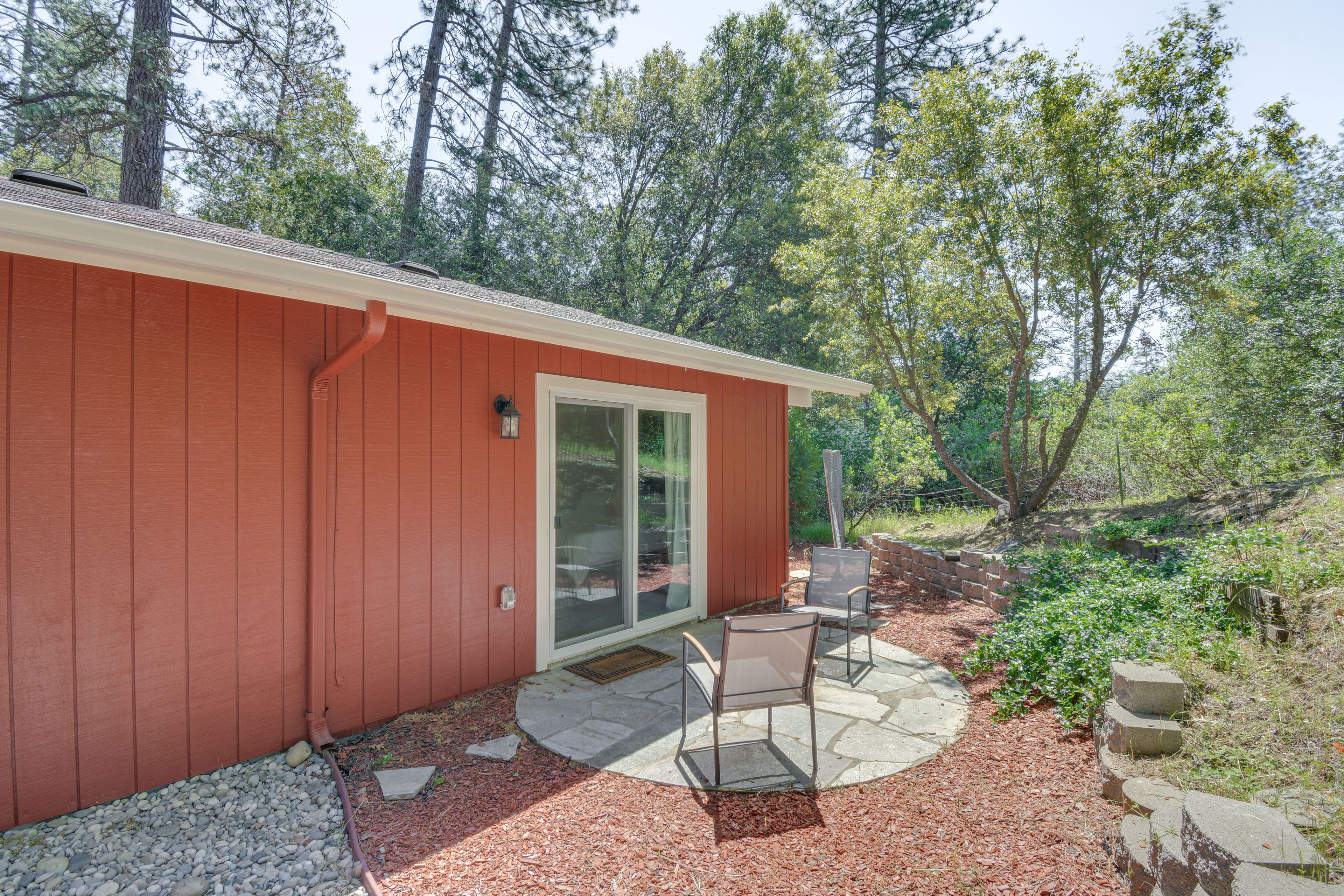 Cabin Exterior | Patio w/ Seating