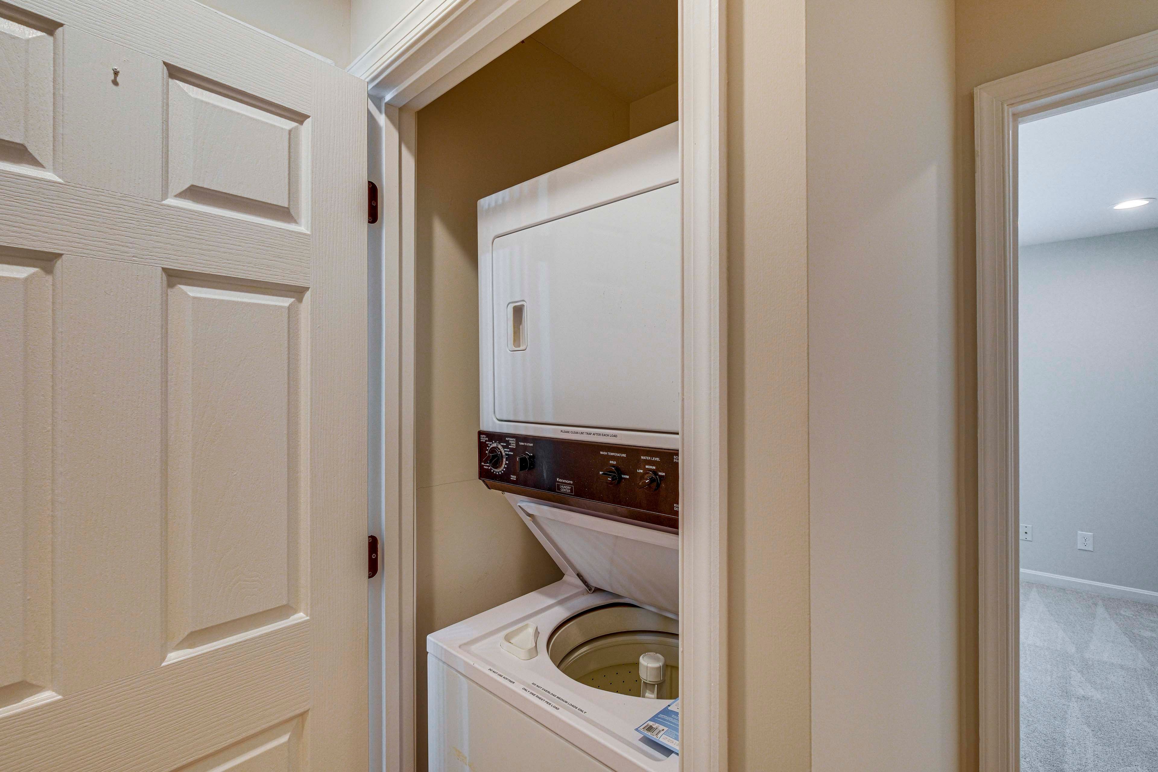In-Unit Laundry | Detergent | 1st Floor