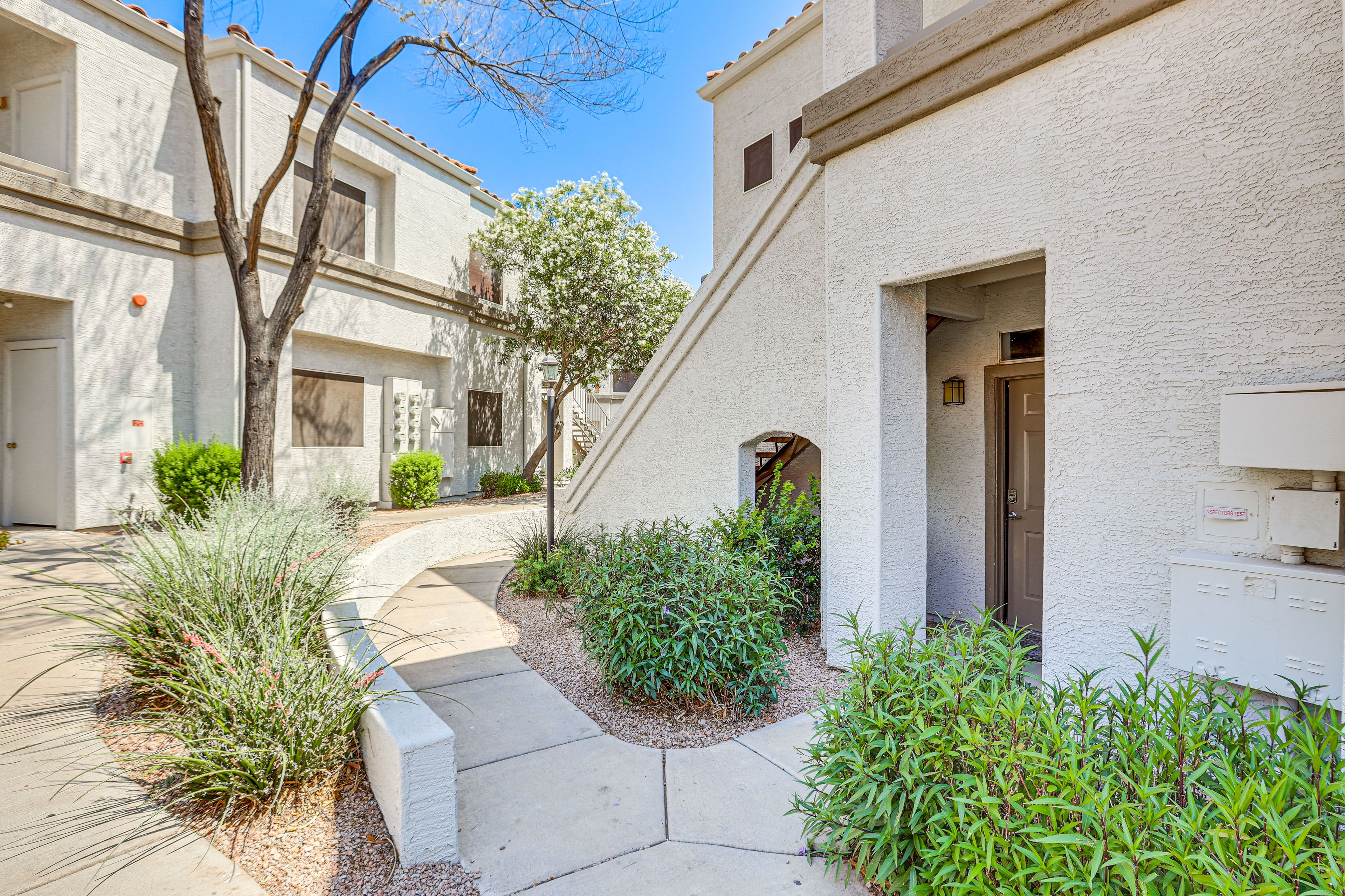 Property Exterior | Single-Story Unit | 1st-Floor Condo