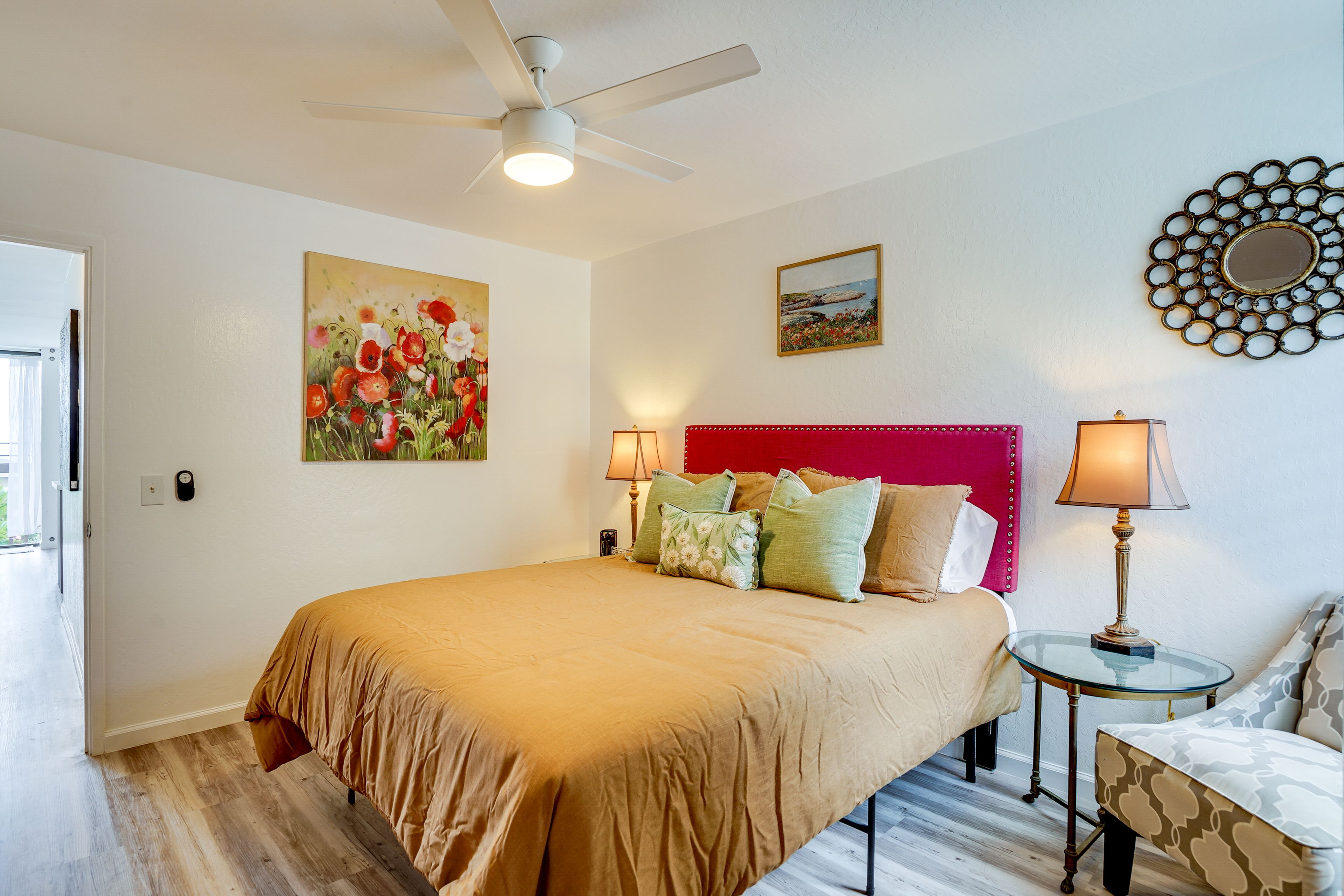 Bedroom 1 | Queen Bed | Flat-Screen TV