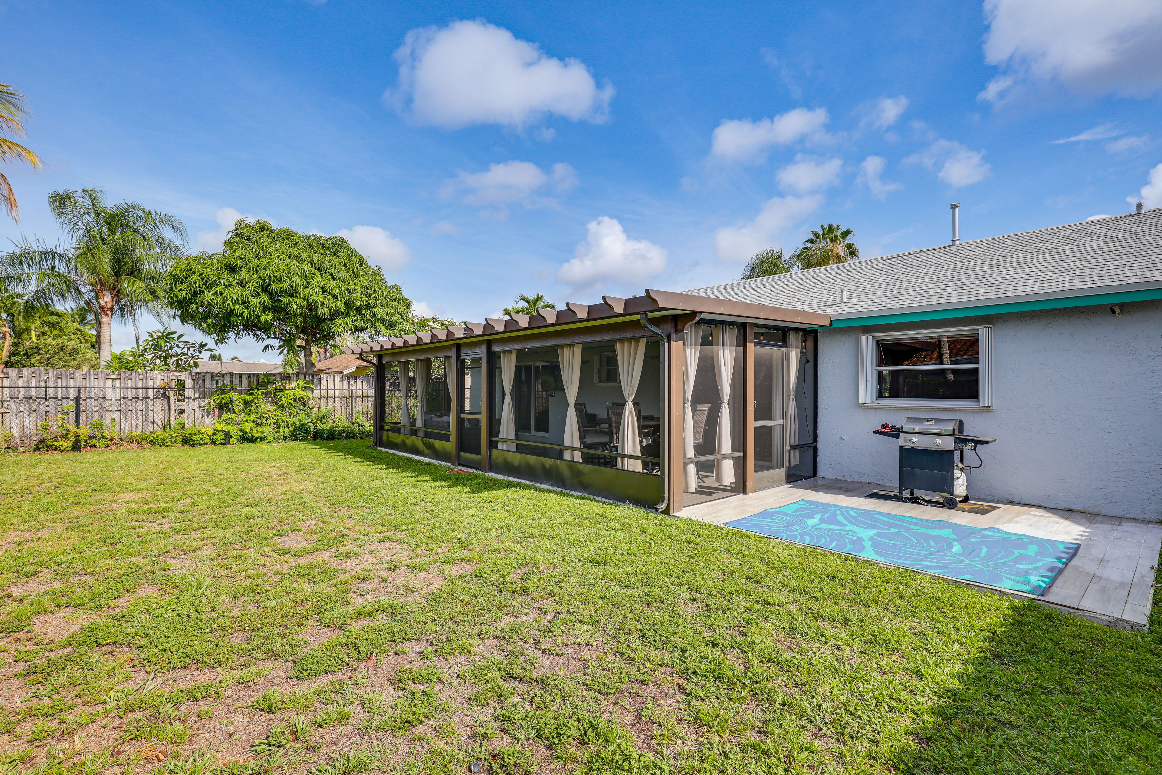 Fenced Backyard