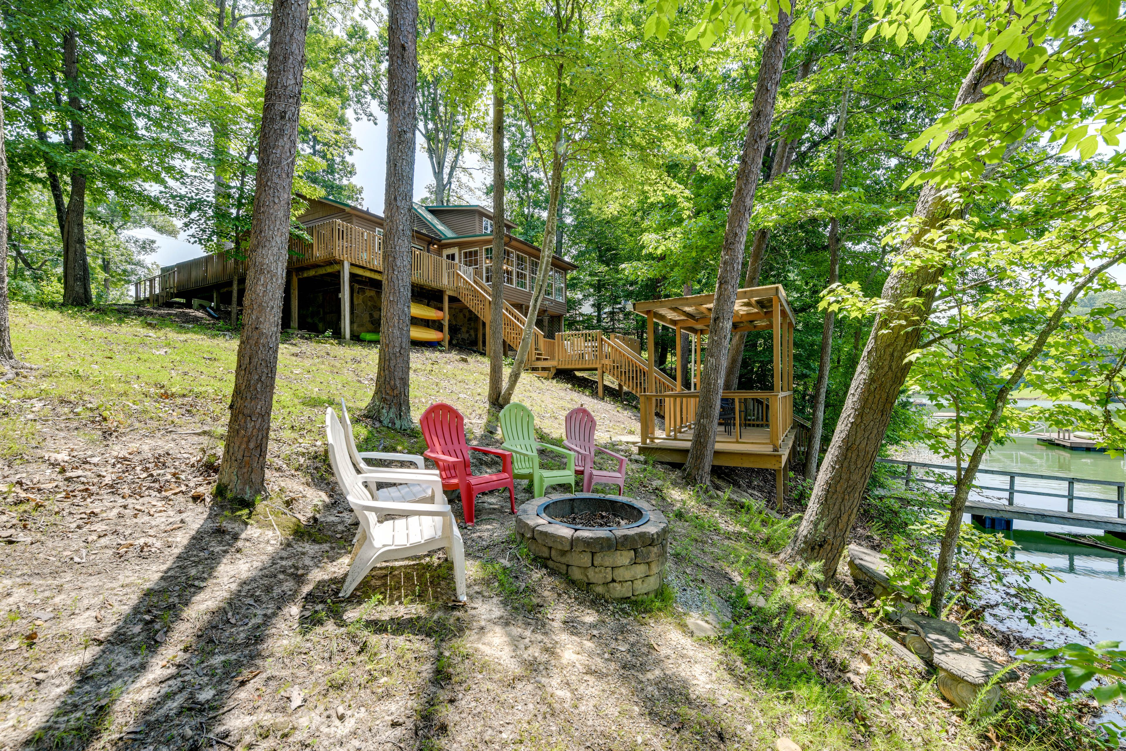 Home Exterior | Fire Pit w/ Seating