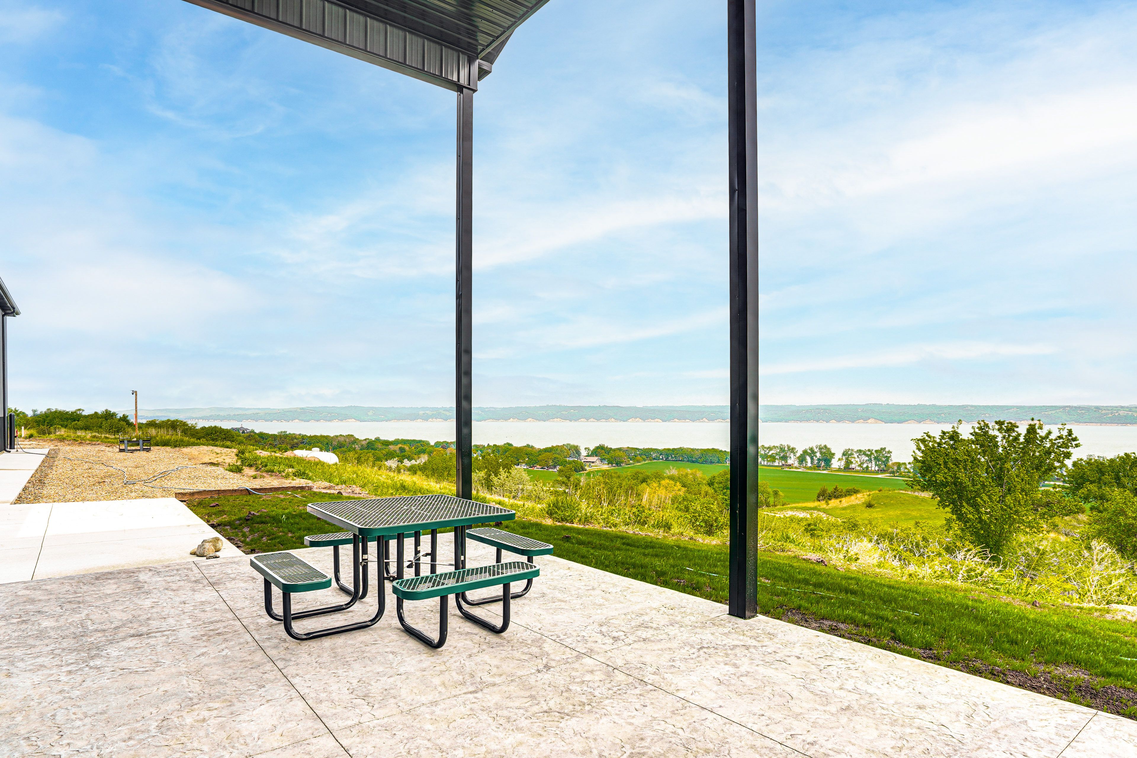Patio | Gas Grill | Lake Views