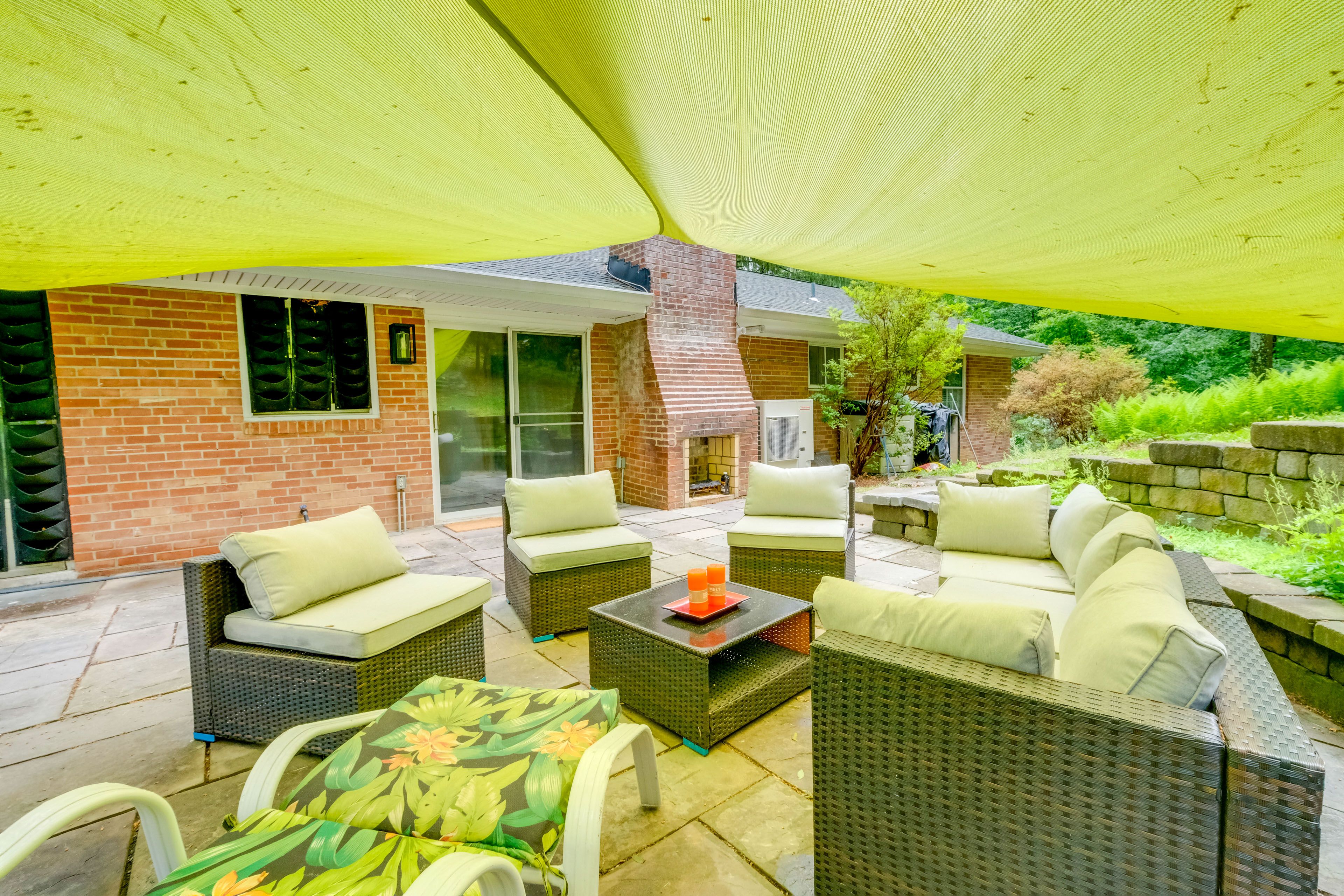 Private Patio w/ Furnishings | Wood-Burning Fireplace