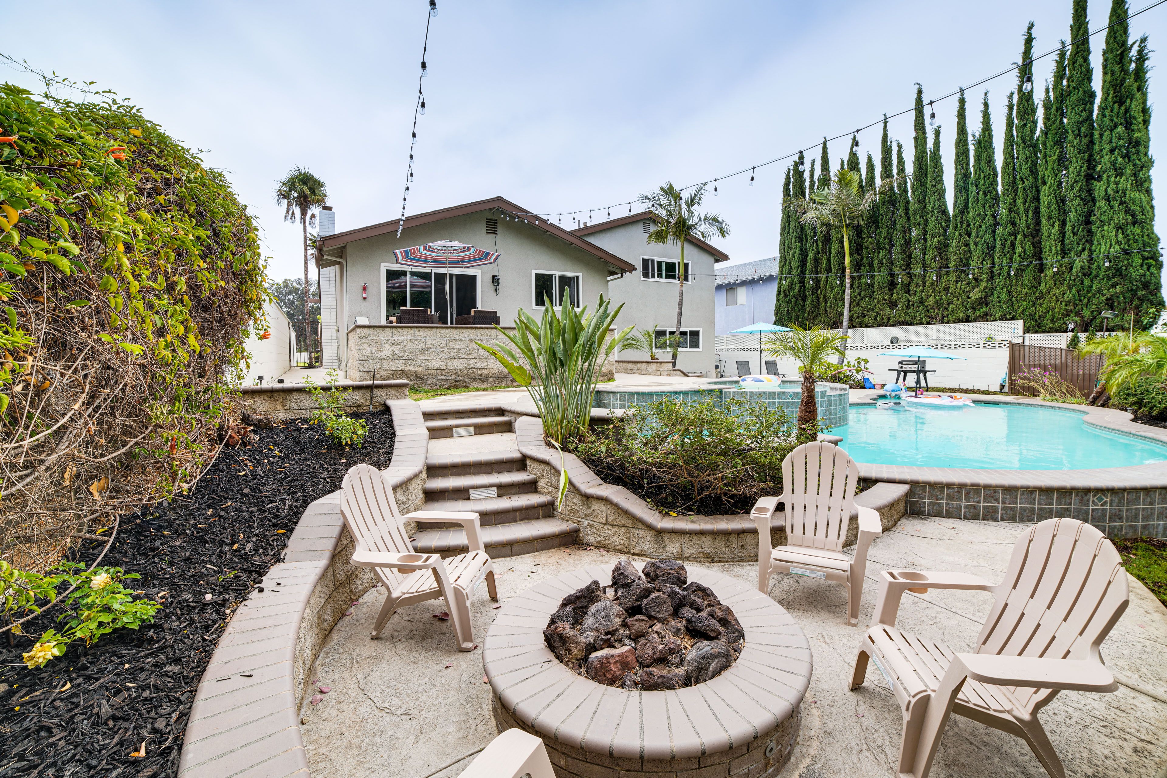 Corona Vacation Rental | 4BR | 3BA | 2,000 Sq Ft | 8 Steps to Enter
