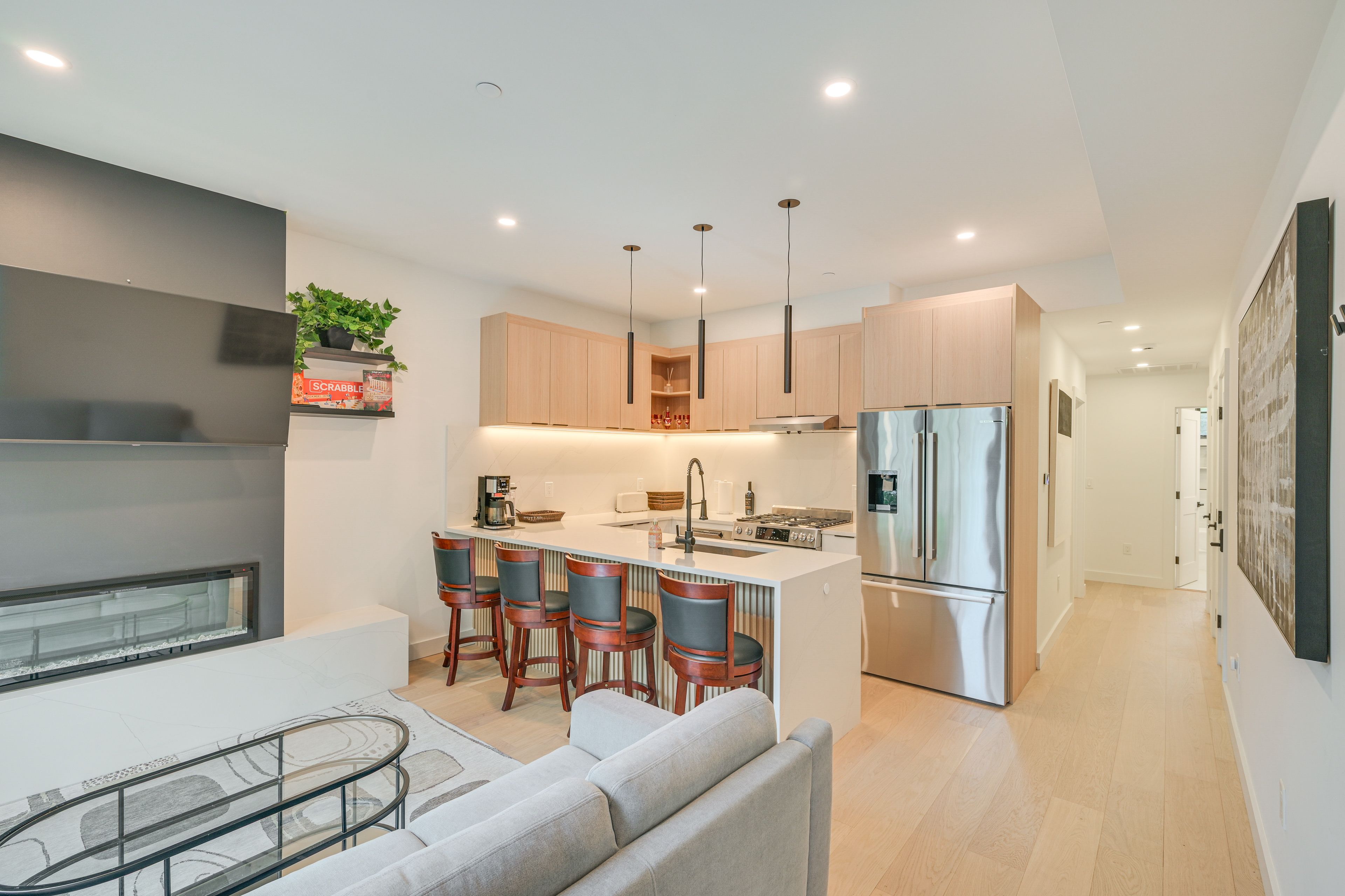 Cambridge Vacation Rental | 2BR | 2BA | 722 Sq Ft | Stairs Required