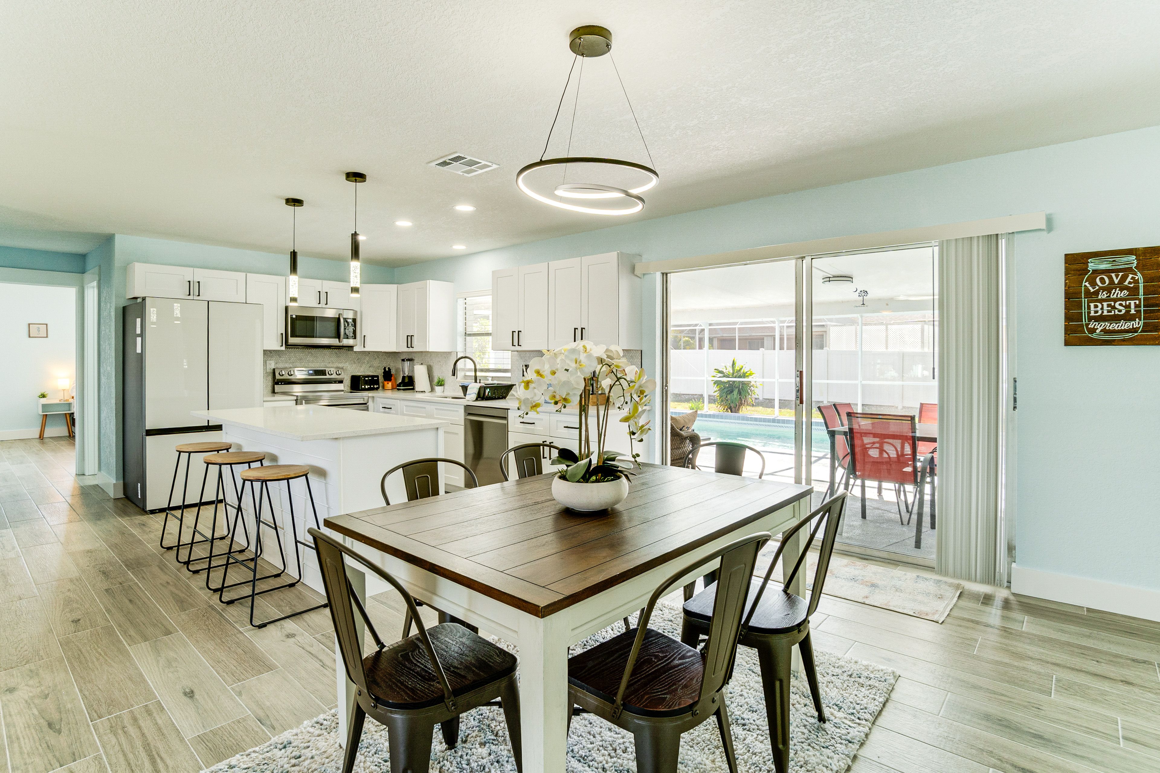 Dining Area/Kitchen | Cooking Basics | Open Floor Plan