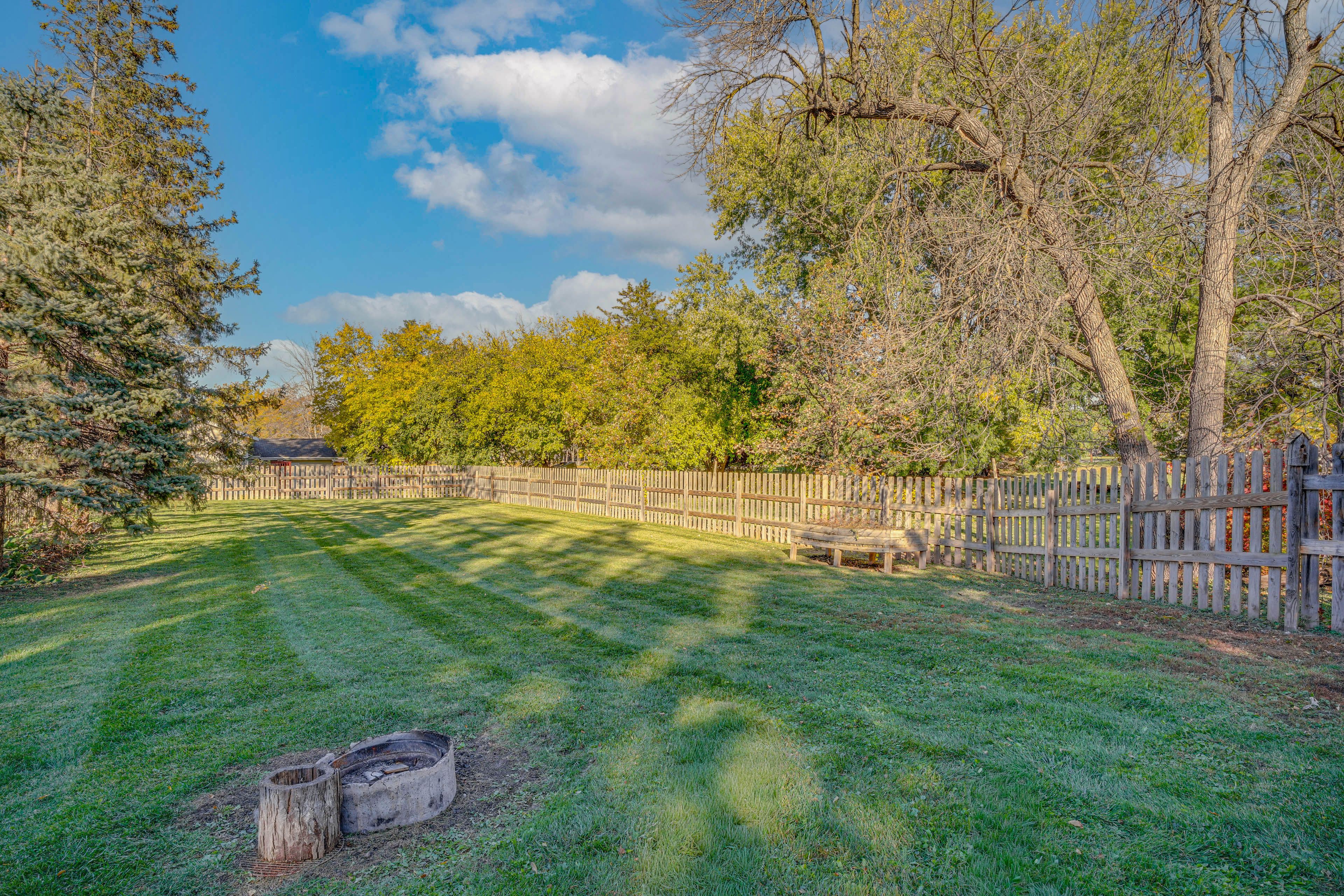 Fully Fenced-In Backyard