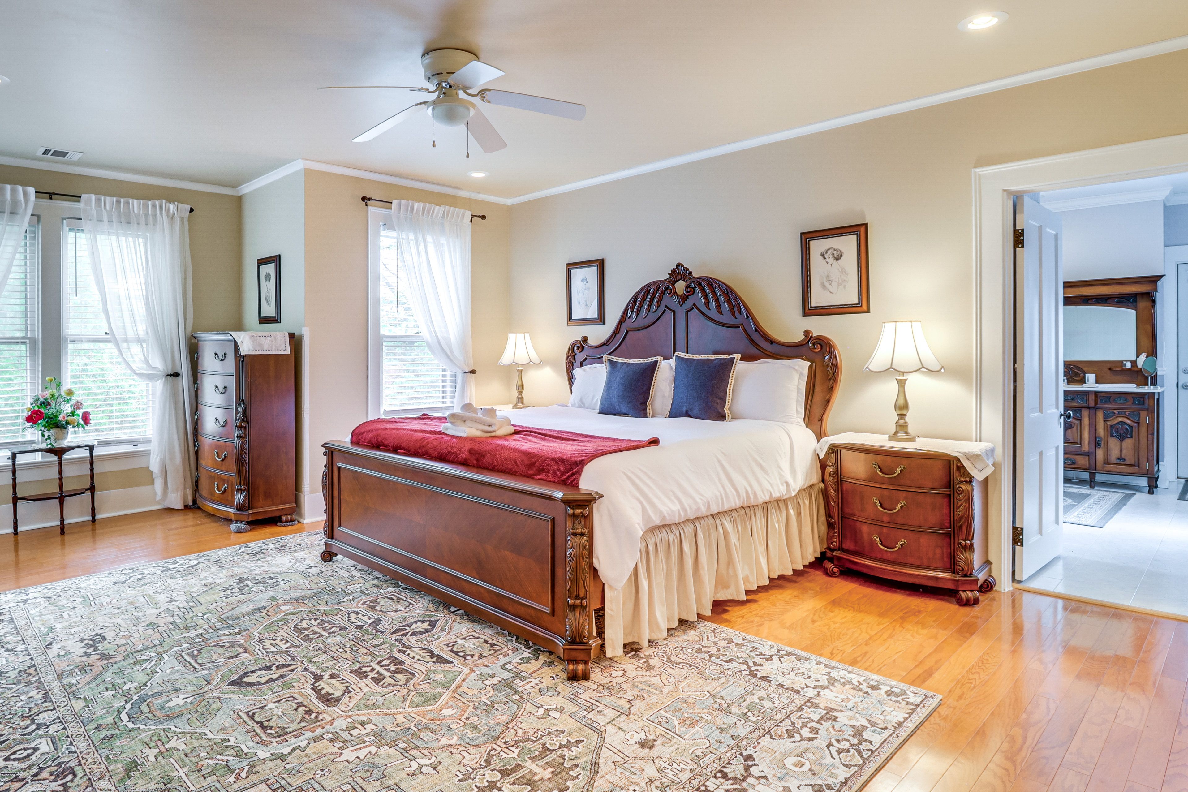 Bedroom 1 | 2nd Floor | King Bed | Linens Provided