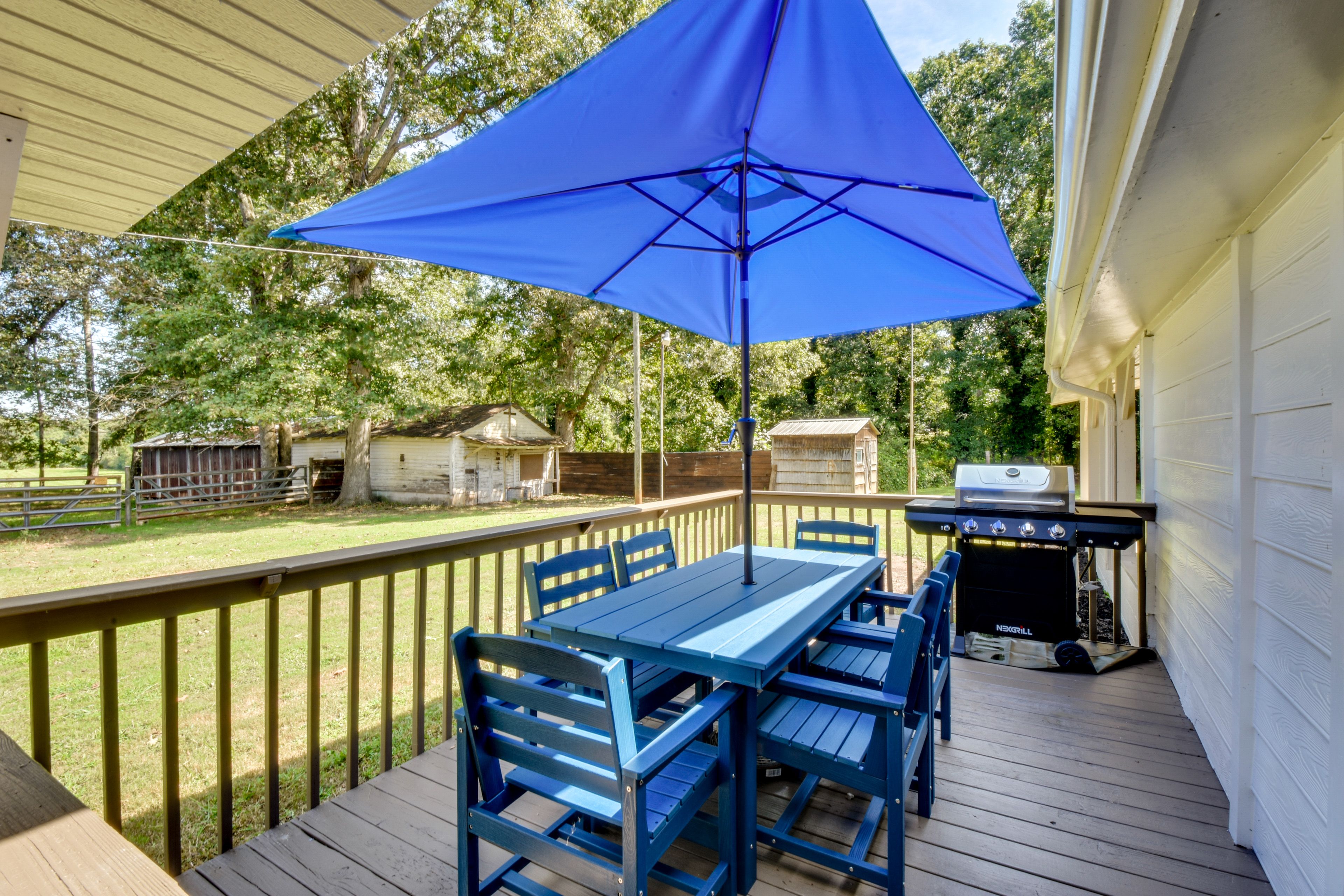 Furnished Deck | Outdoor Dining | Gas Grill | Private Yard