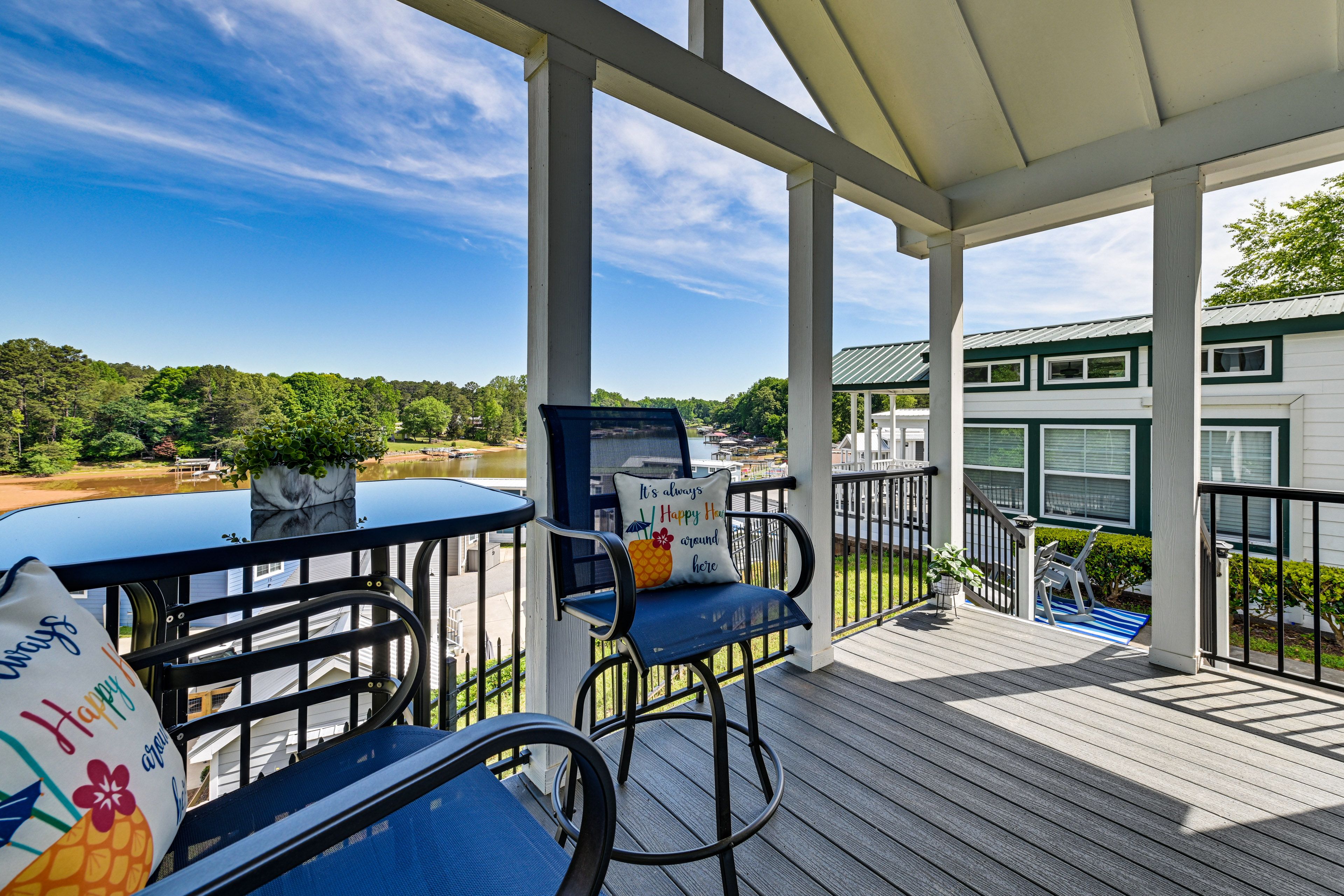 Front Porch | Outdoor Dining | Lake Views