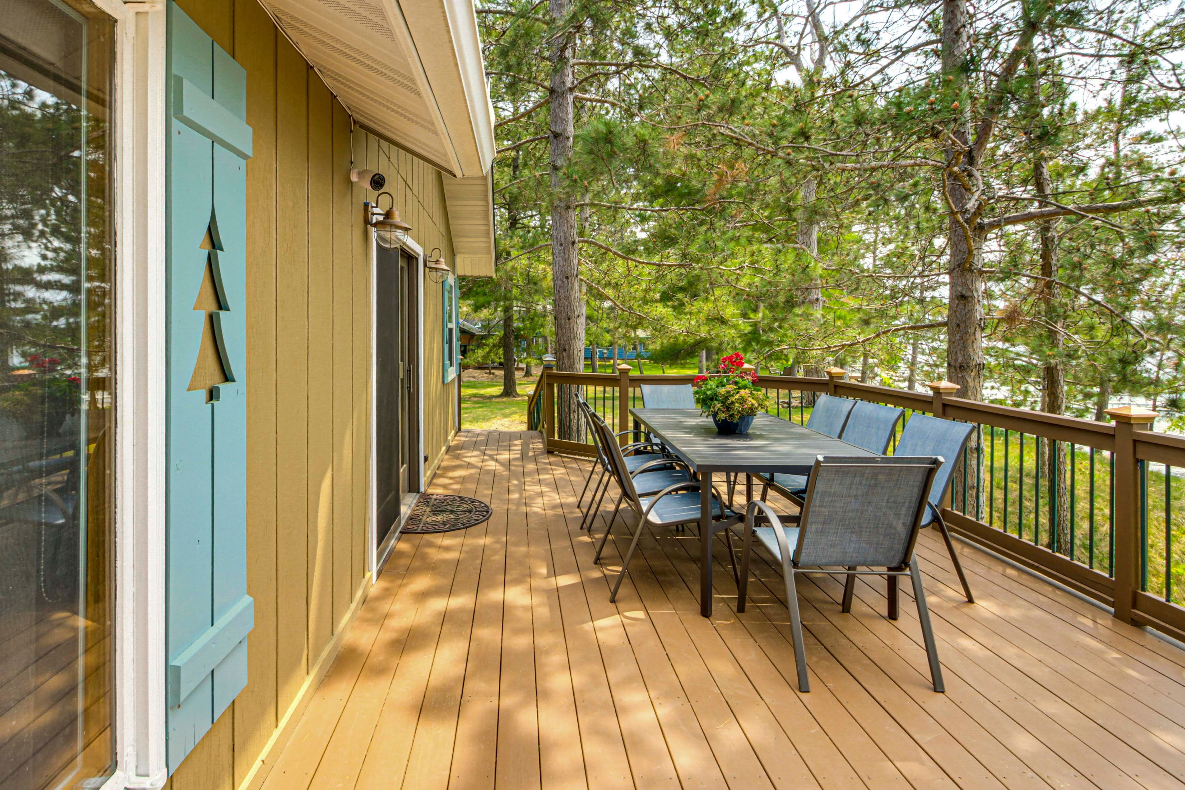 Furnished Deck | Lake Views