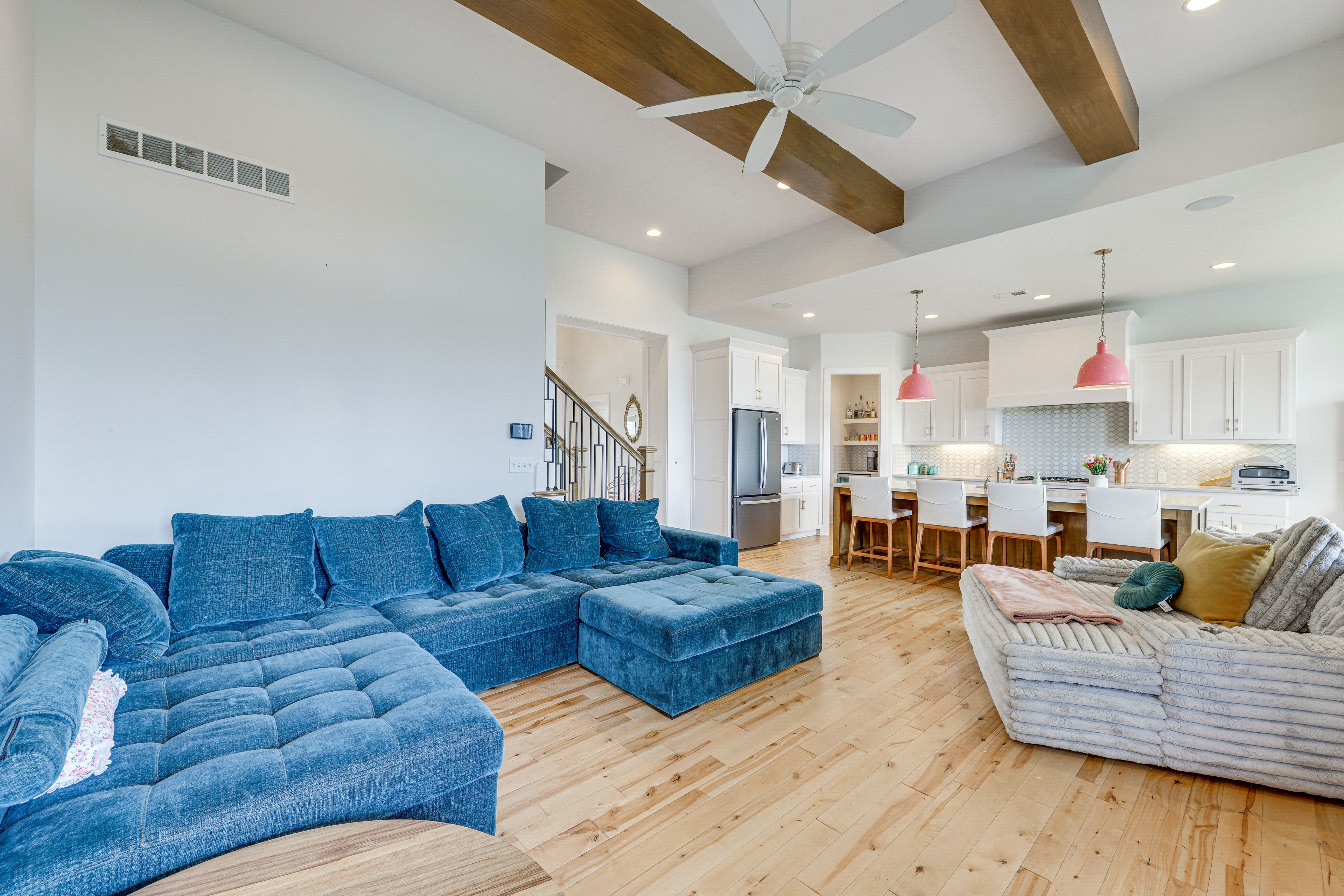 Living Room | 1st Floor | Central A/C & Heat | Free WiFi