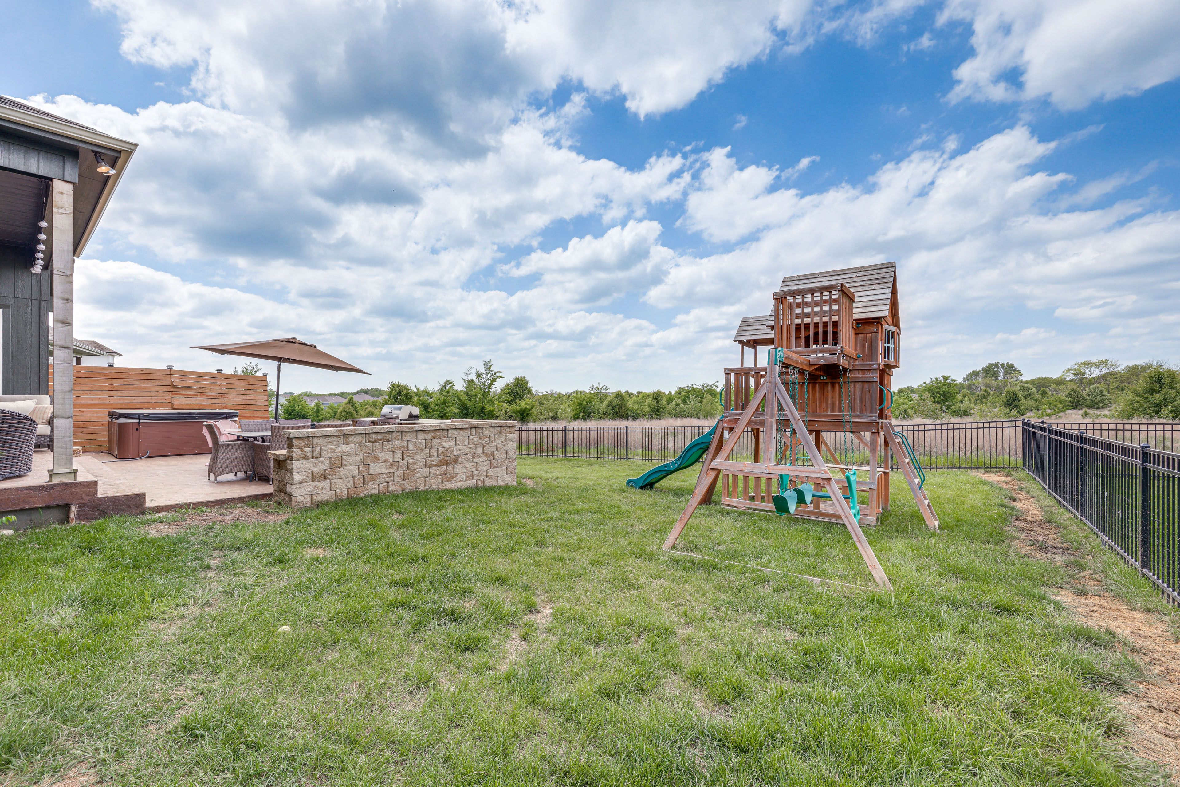 Private Backyard Area | Playset