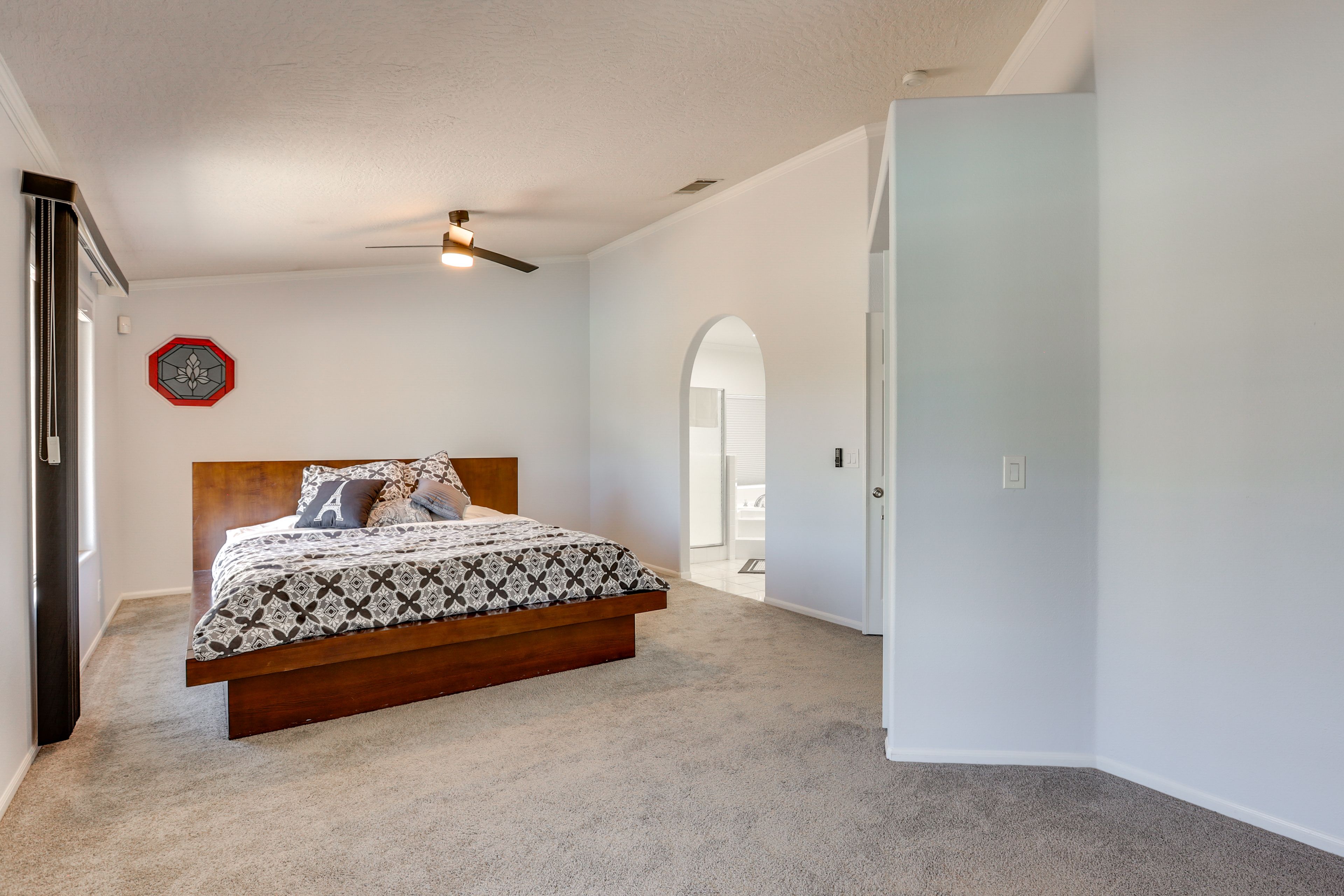 Bedroom 1 | King Bed | Gas Fireplace | Linens Provided