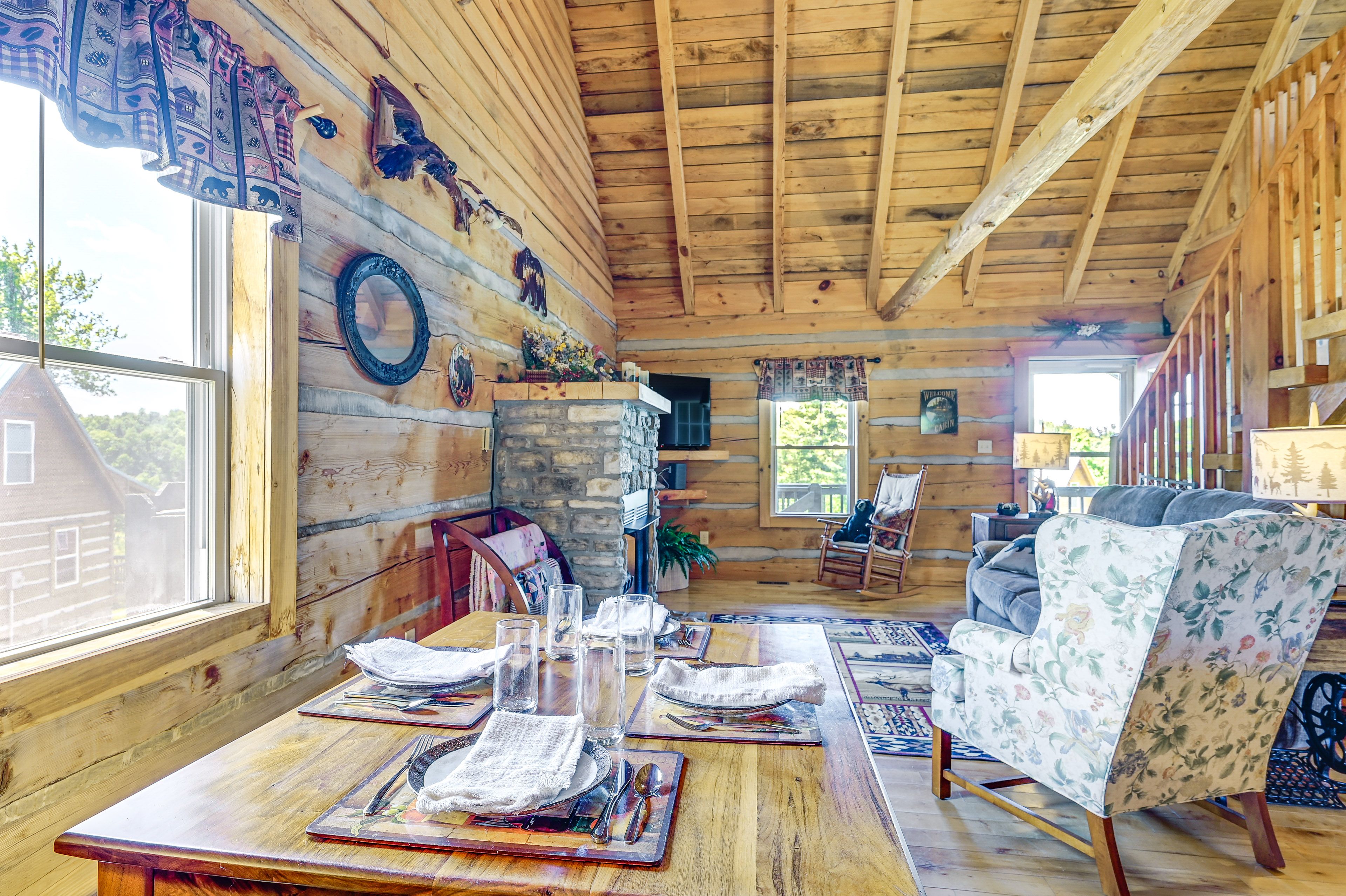 Dining Area | 1st Floor | Central A/C & Heating