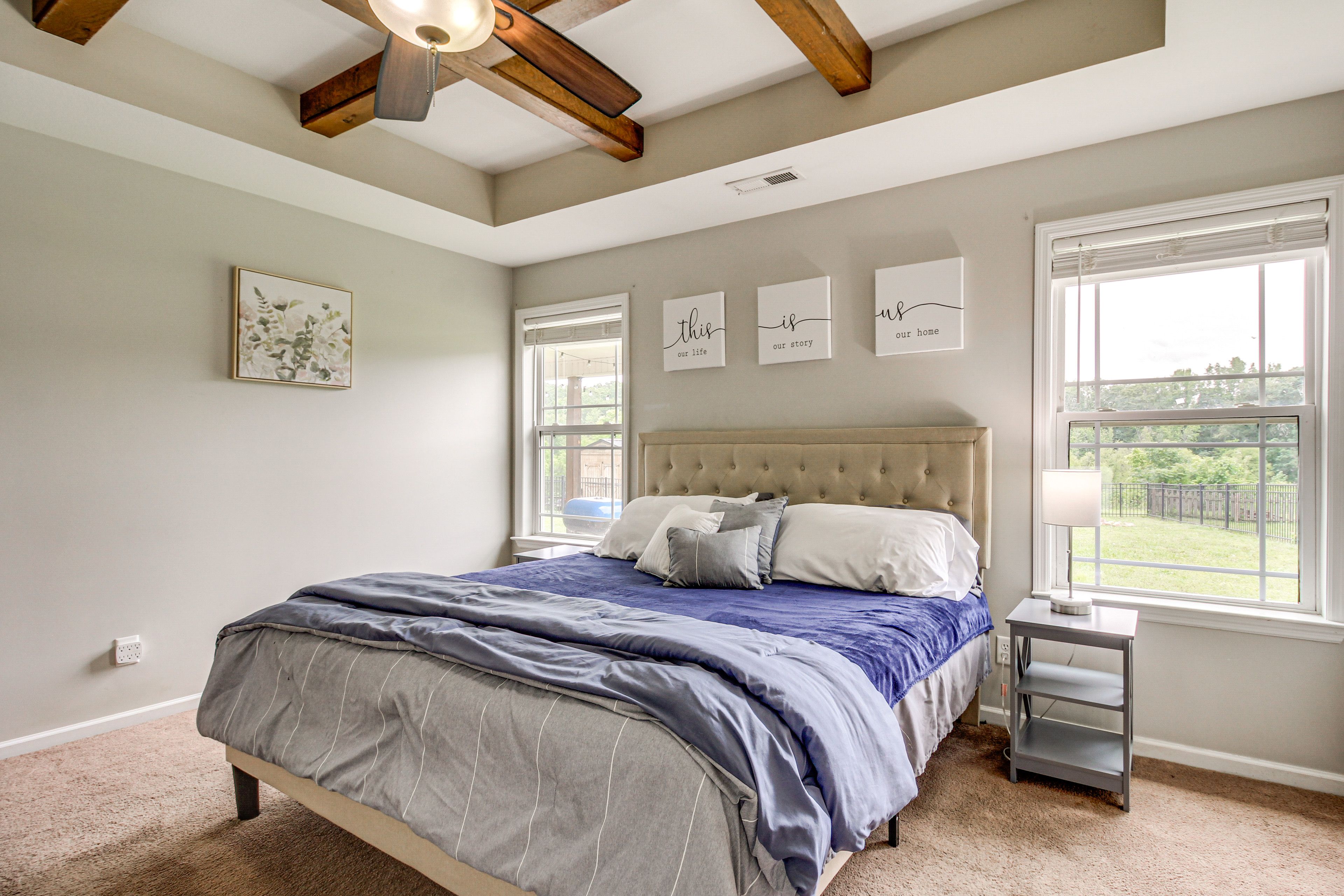 Bedroom 1 | King Bed | Linens Provided | Smart TV