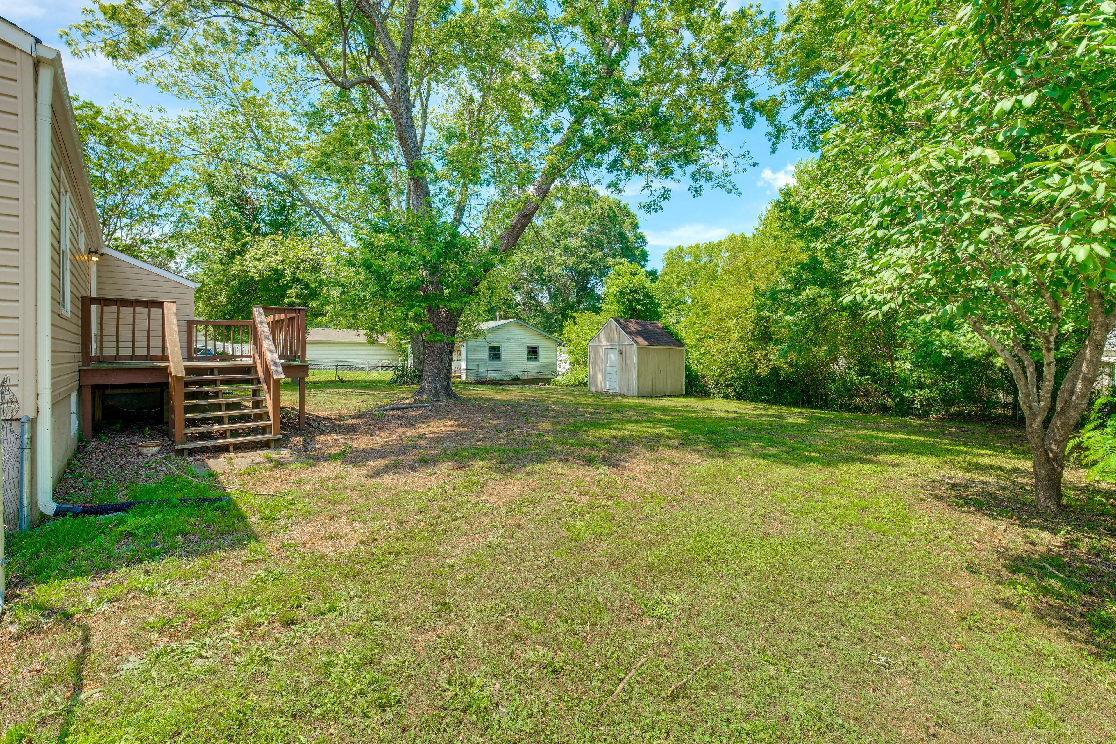 Fenced Backyard