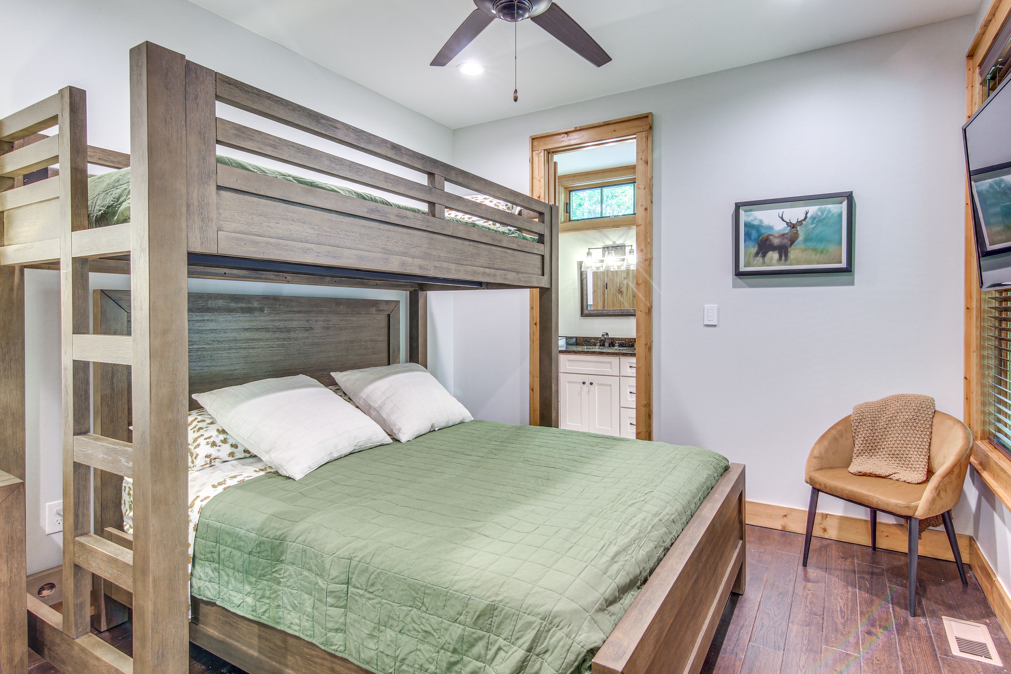 Bedroom 2 | Queen Bed | Lofted Twin Bed