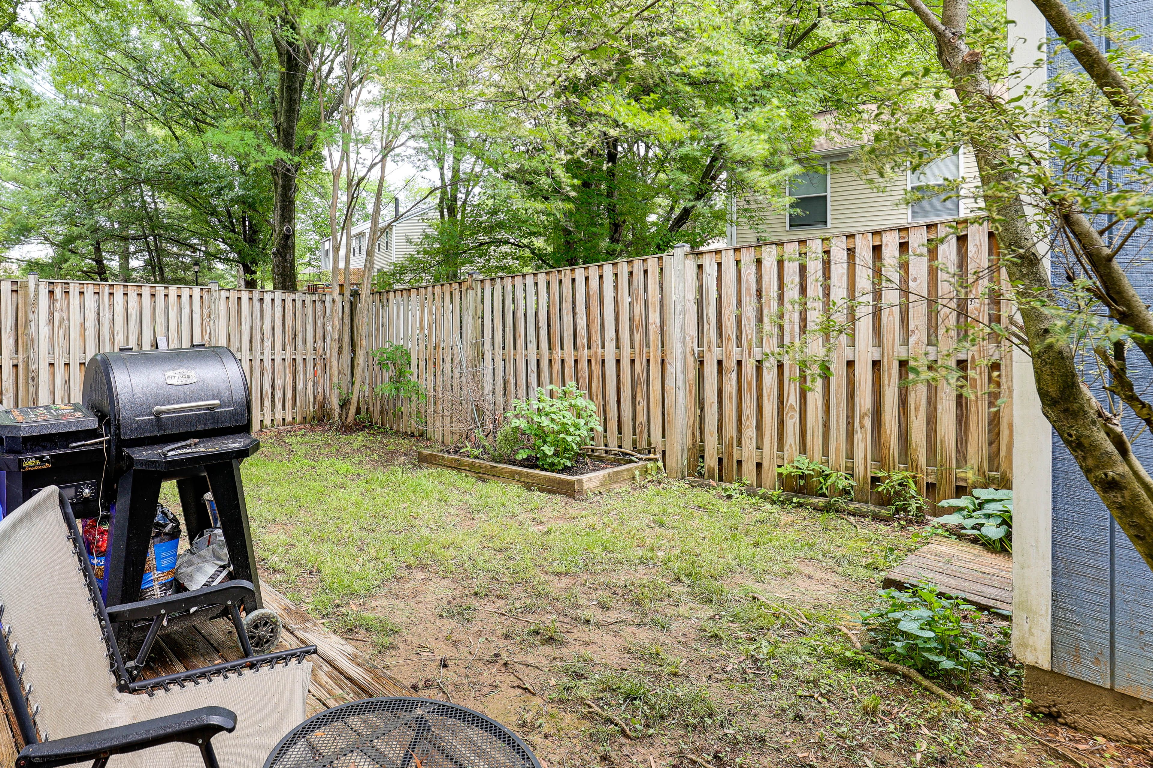 Fenced Backyard