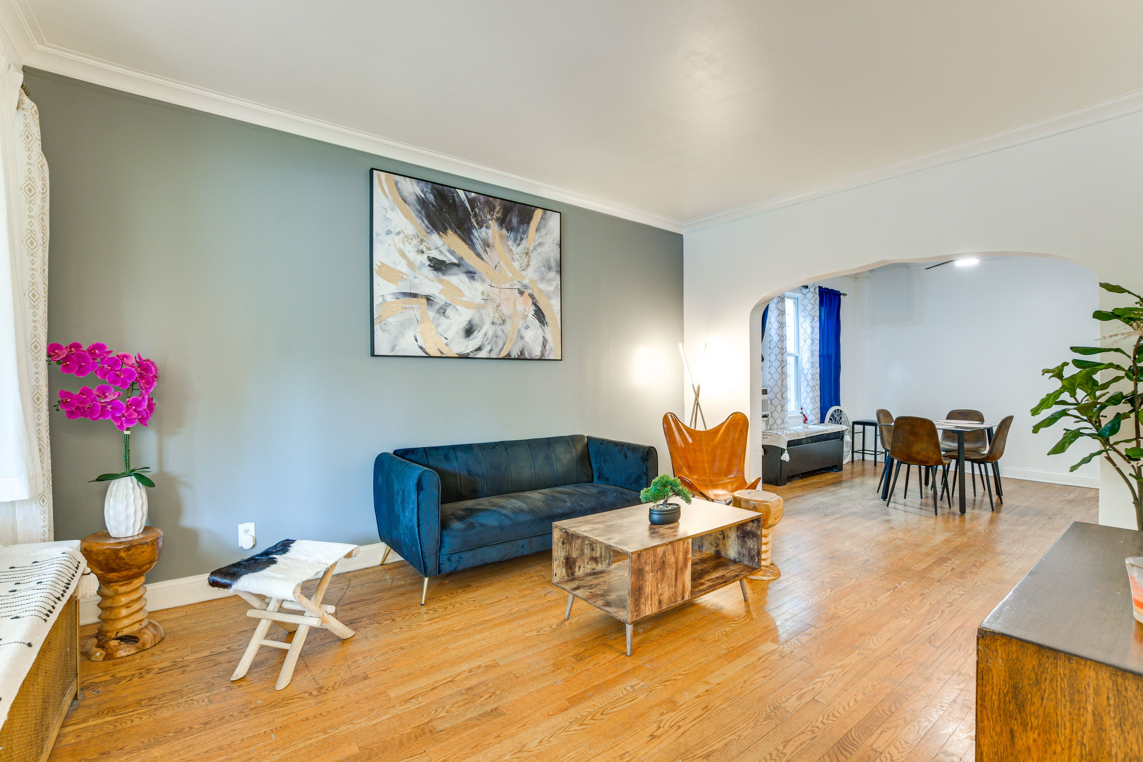 Living Room | Central Heating | Window A/C Units | Free WiFi