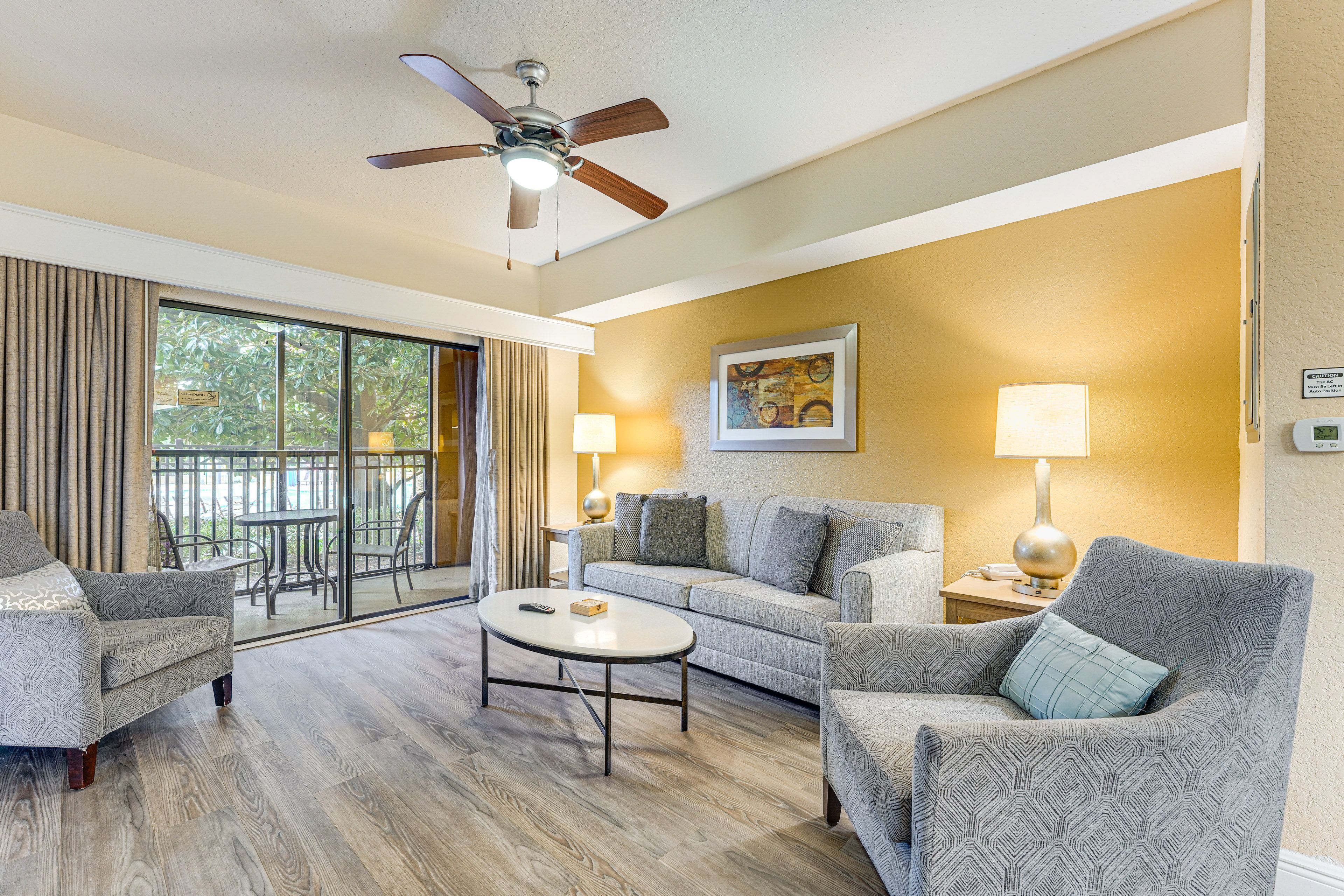 Living Room | Full Sleeper Sofa | Central A/C & Heat