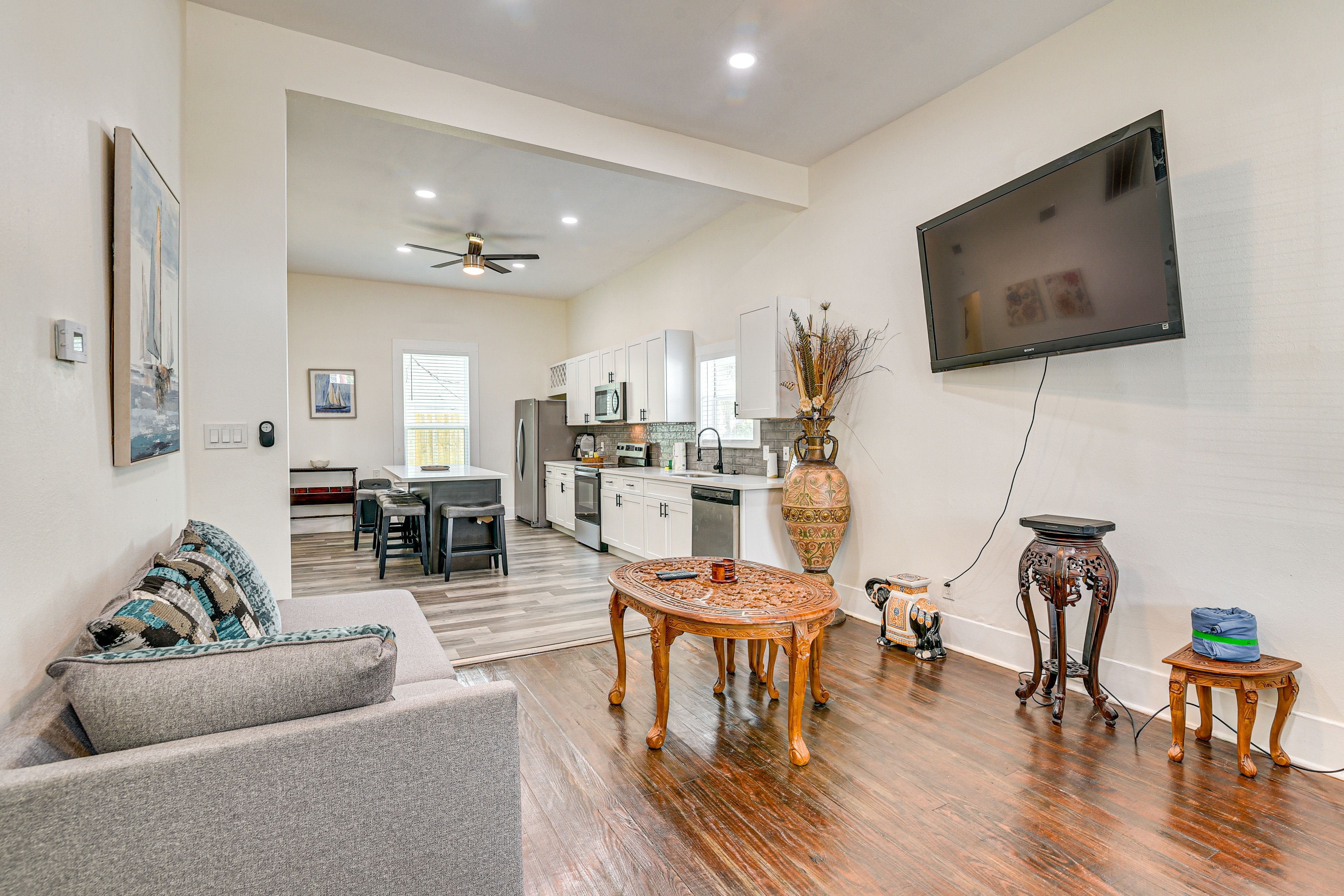 Galveston Vacation Rental | 3BR | 2BA | 1,700 Sq Ft | Stairs Required