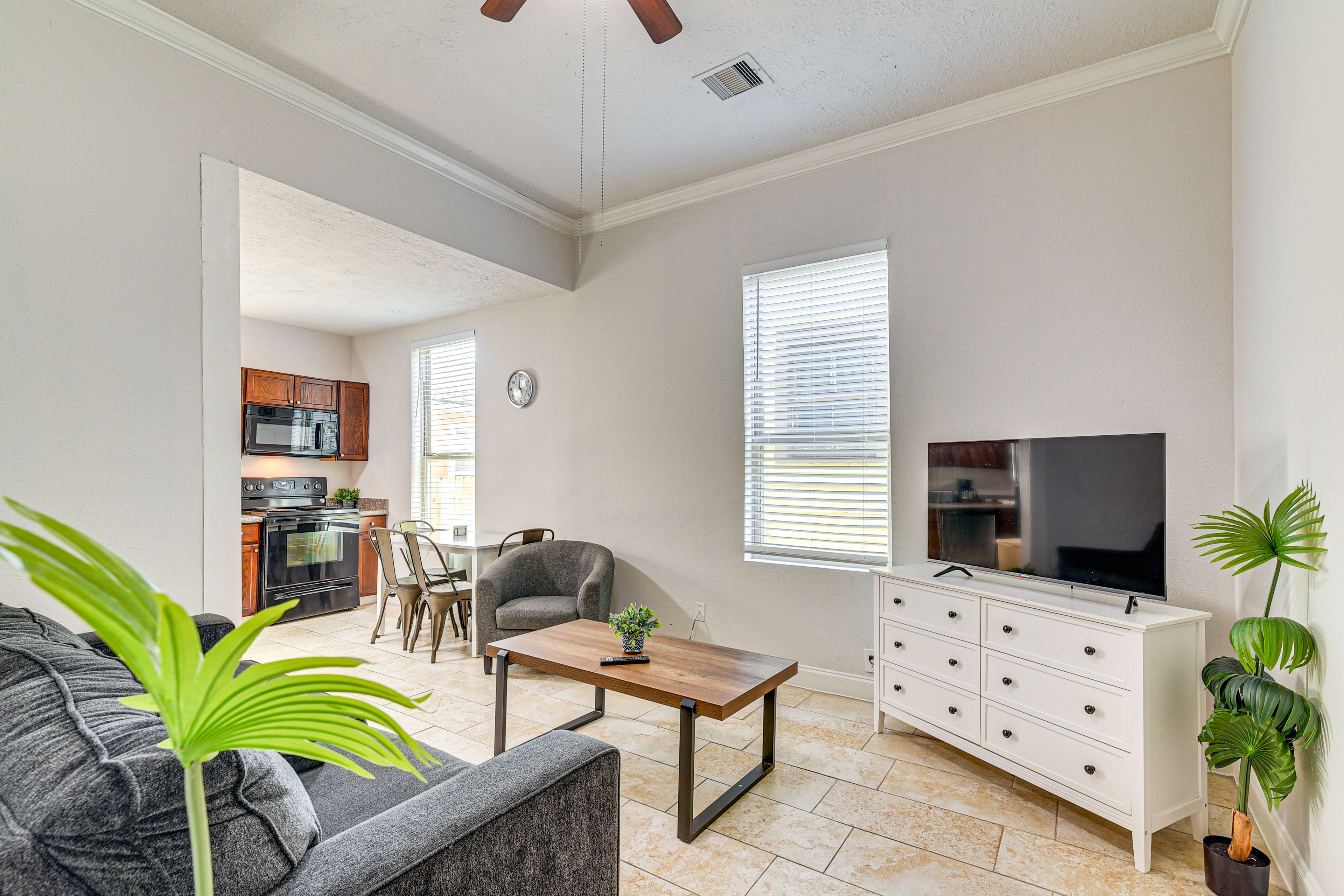 Galveston Vacation Rental | 2BR | 1BA | 786 Sq Ft | Stairs Required