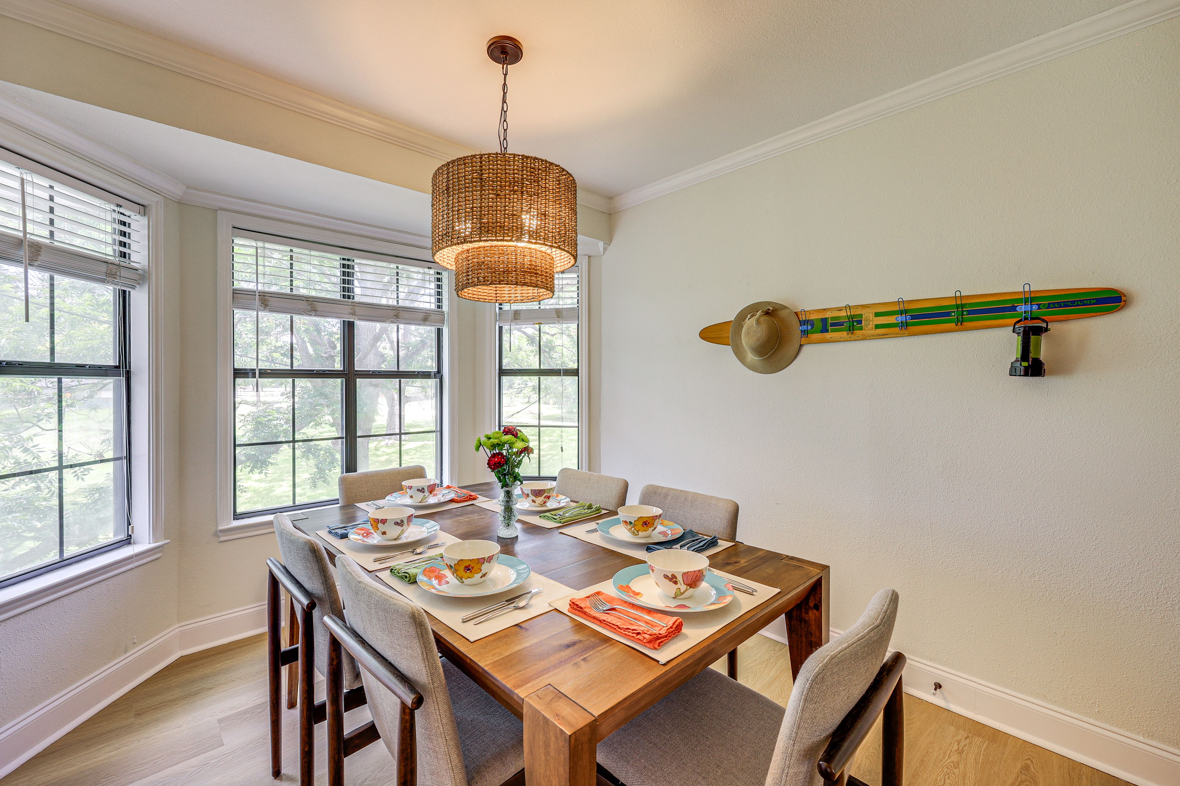 Dining Area | Dishware & Flatware | 1st Floor