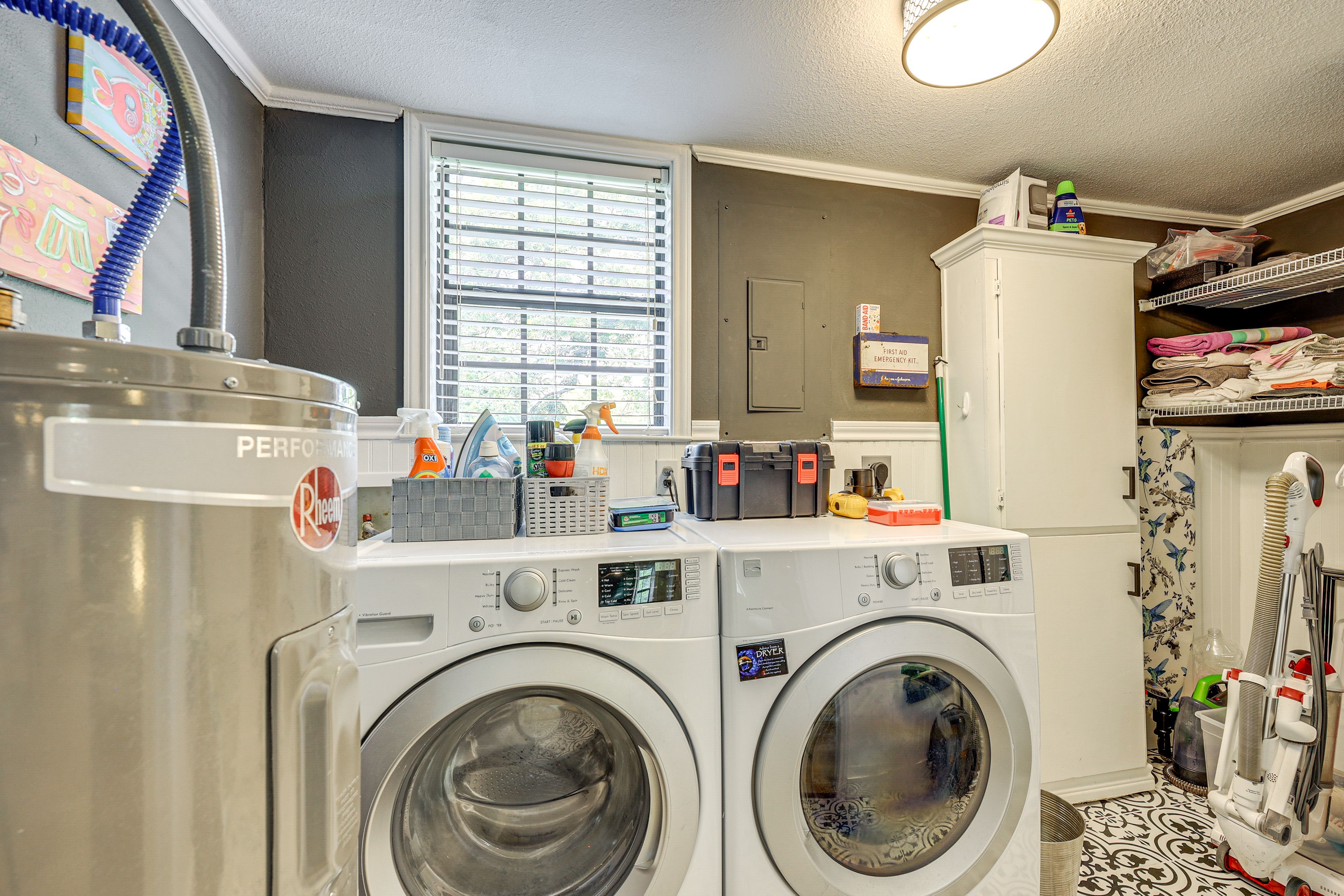 Laundry Area | Washer & Dryer | 1st Floor