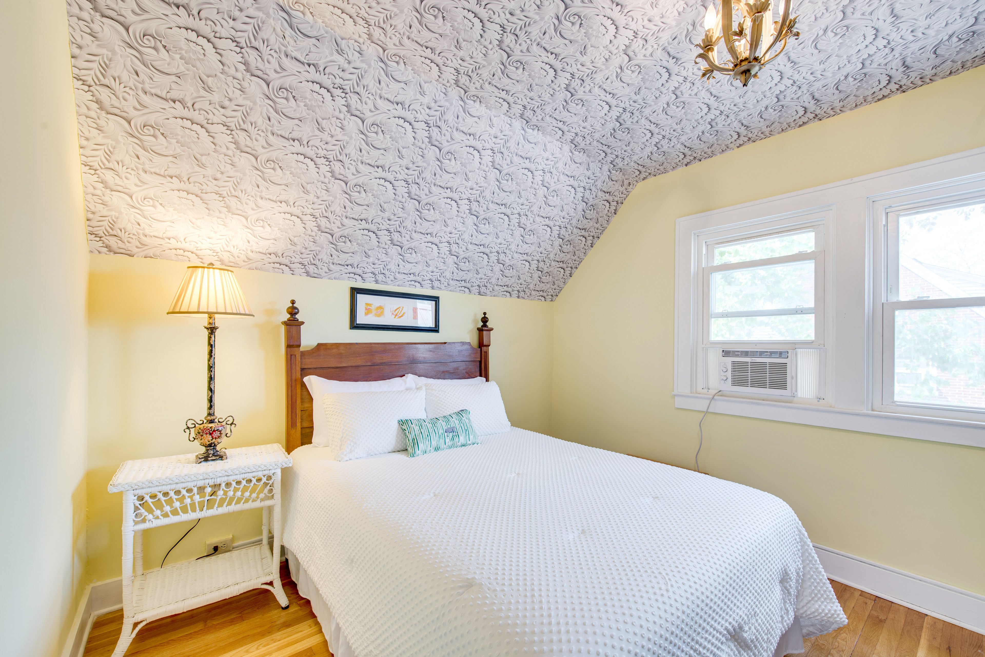 Bedroom 3 | Full Bed | Window A/C Unit | Upper Floor