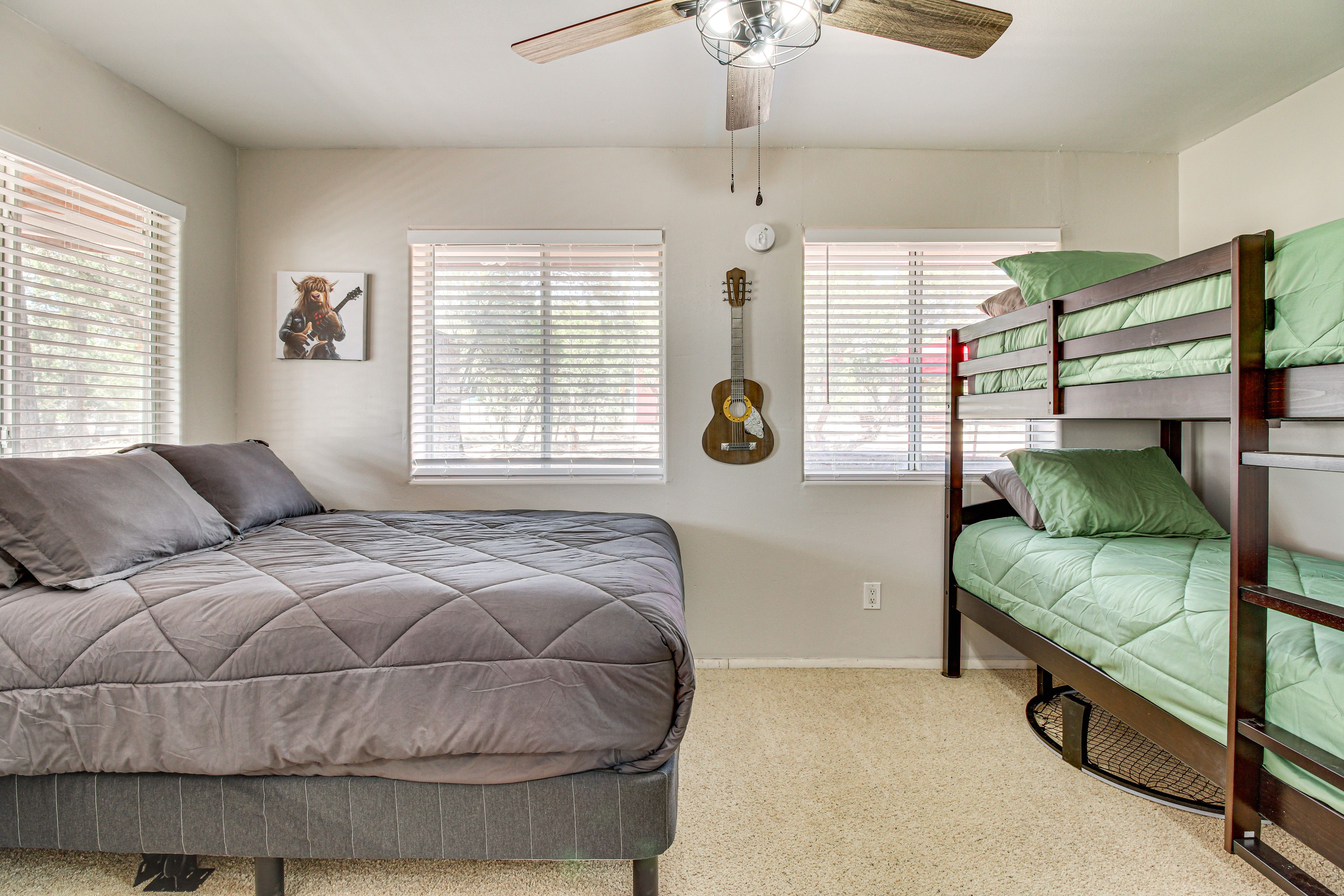 Bedroom 3 | Queen Bed | Twin Bunk Bed | 1st Floor