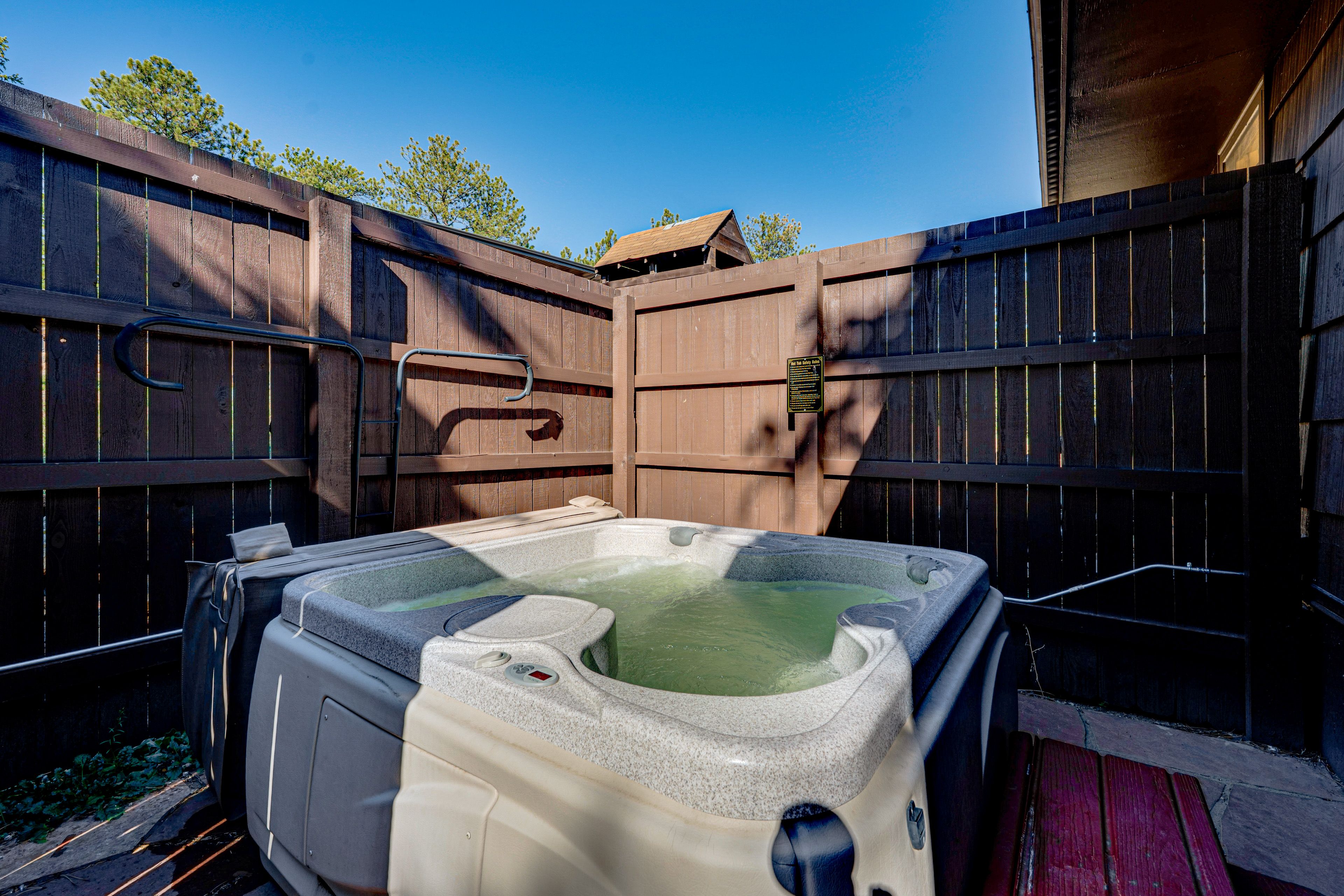 House Exterior | Private Hot Tub