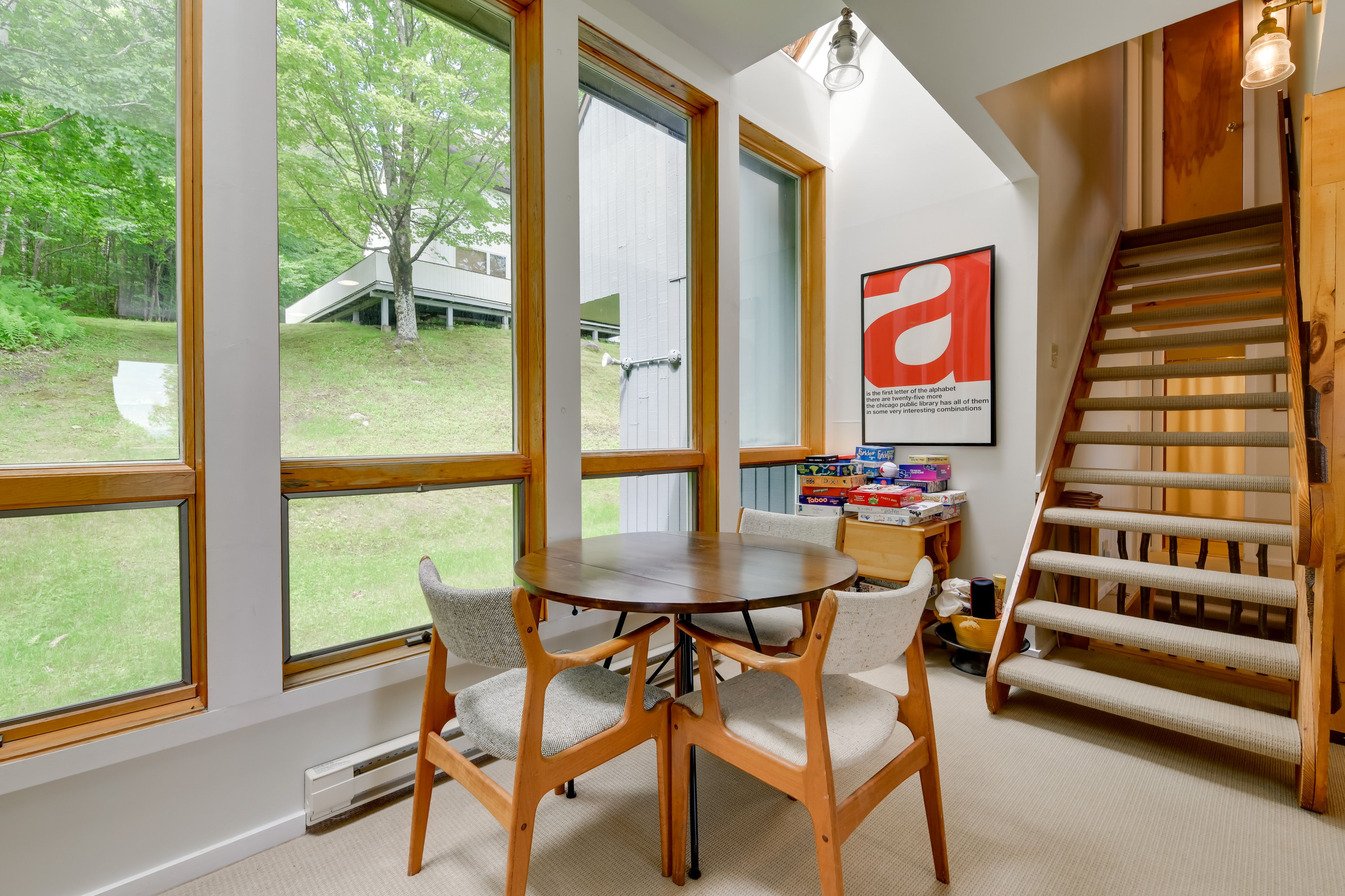 Staircase to 2nd Floor | Game Table | Board Games | 1st Floor