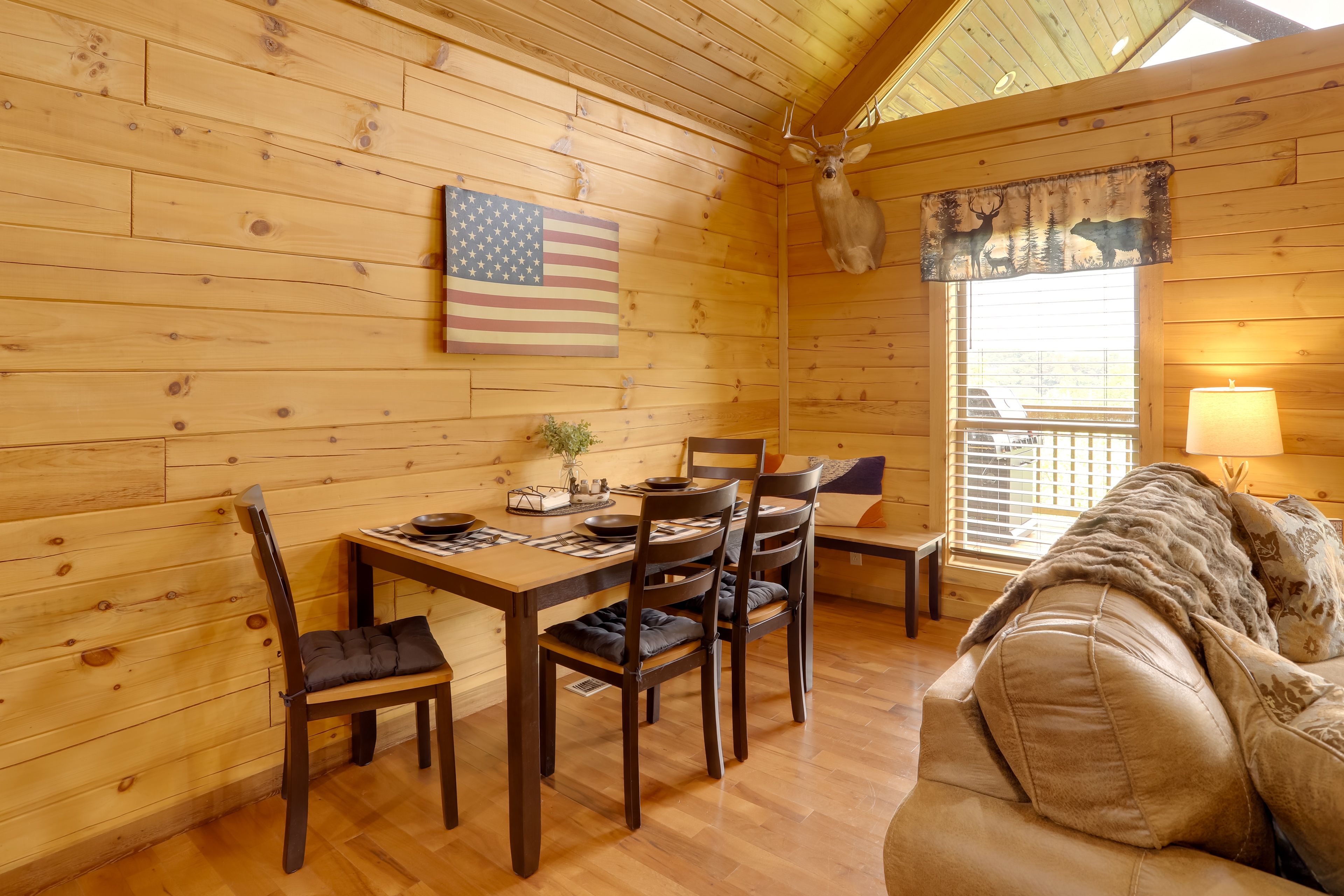 Dining Area | Dishware & Flatware Provided | 1st Floor
