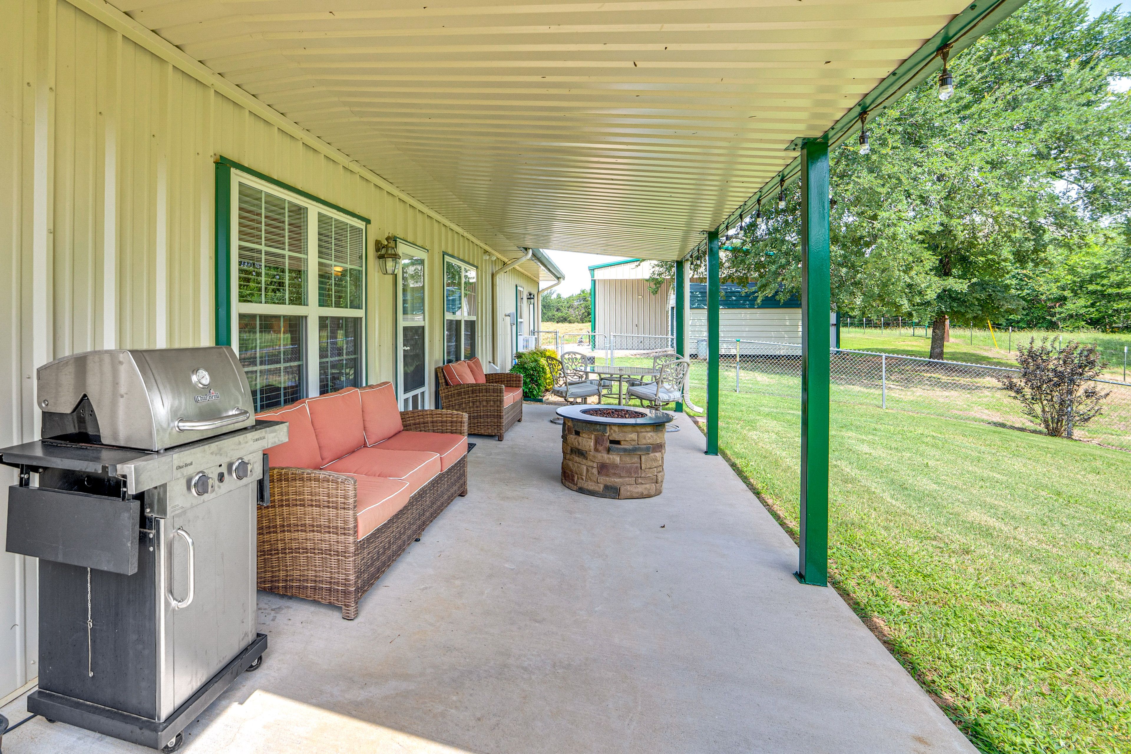 Back Porch | Gas Grill | Fire Pit
