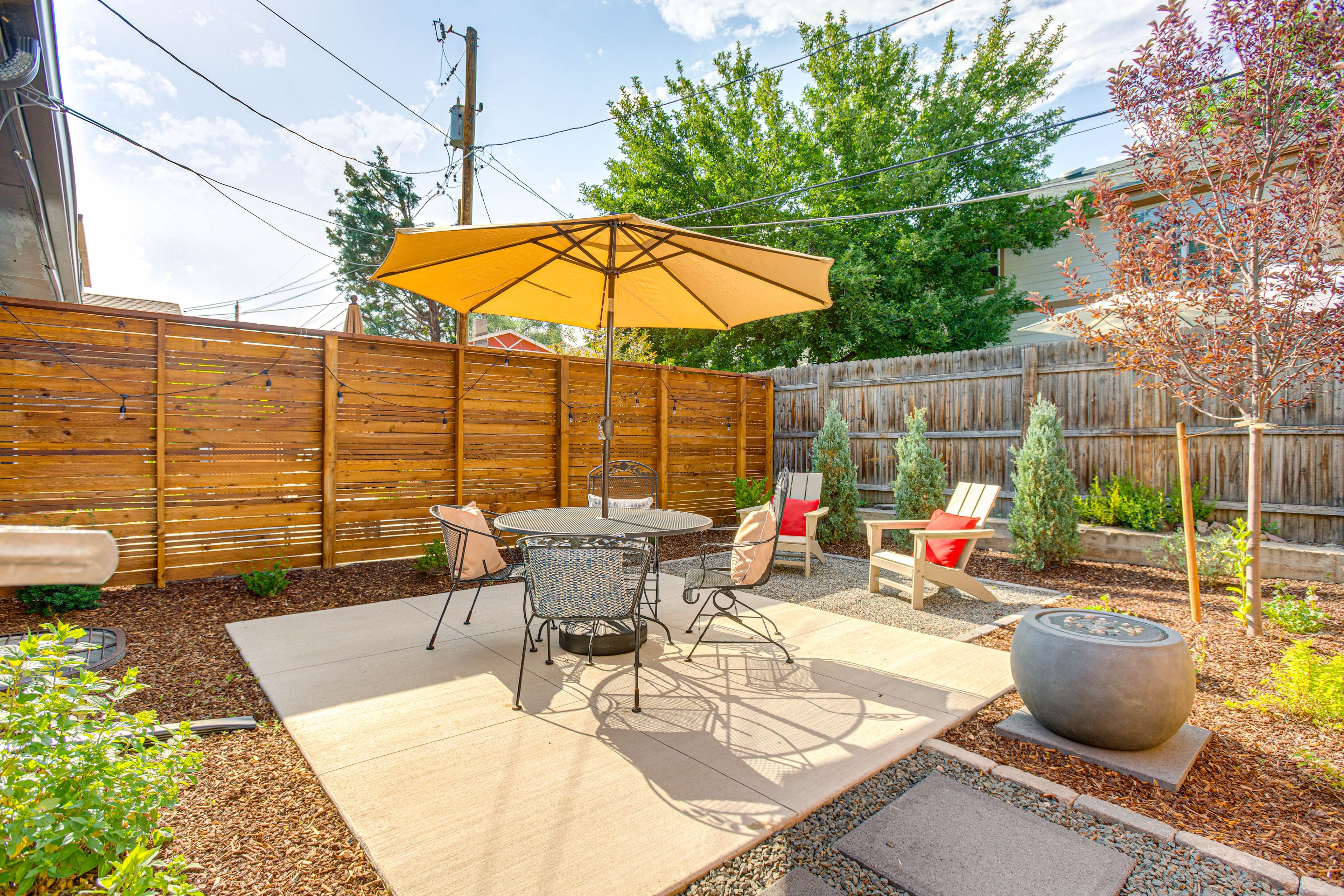 Denver Vacation Rental | 2BR | 1BA | 850 Sq Ft | Stairs Required to Enter