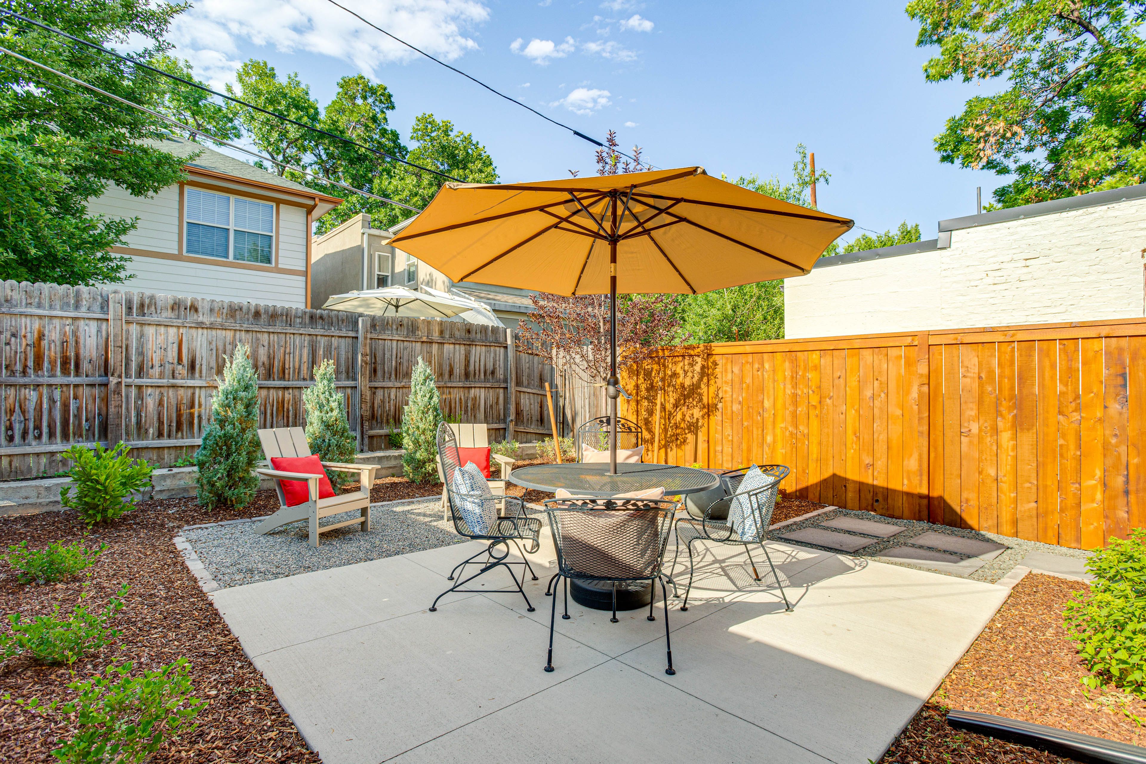 Private Backyard Area