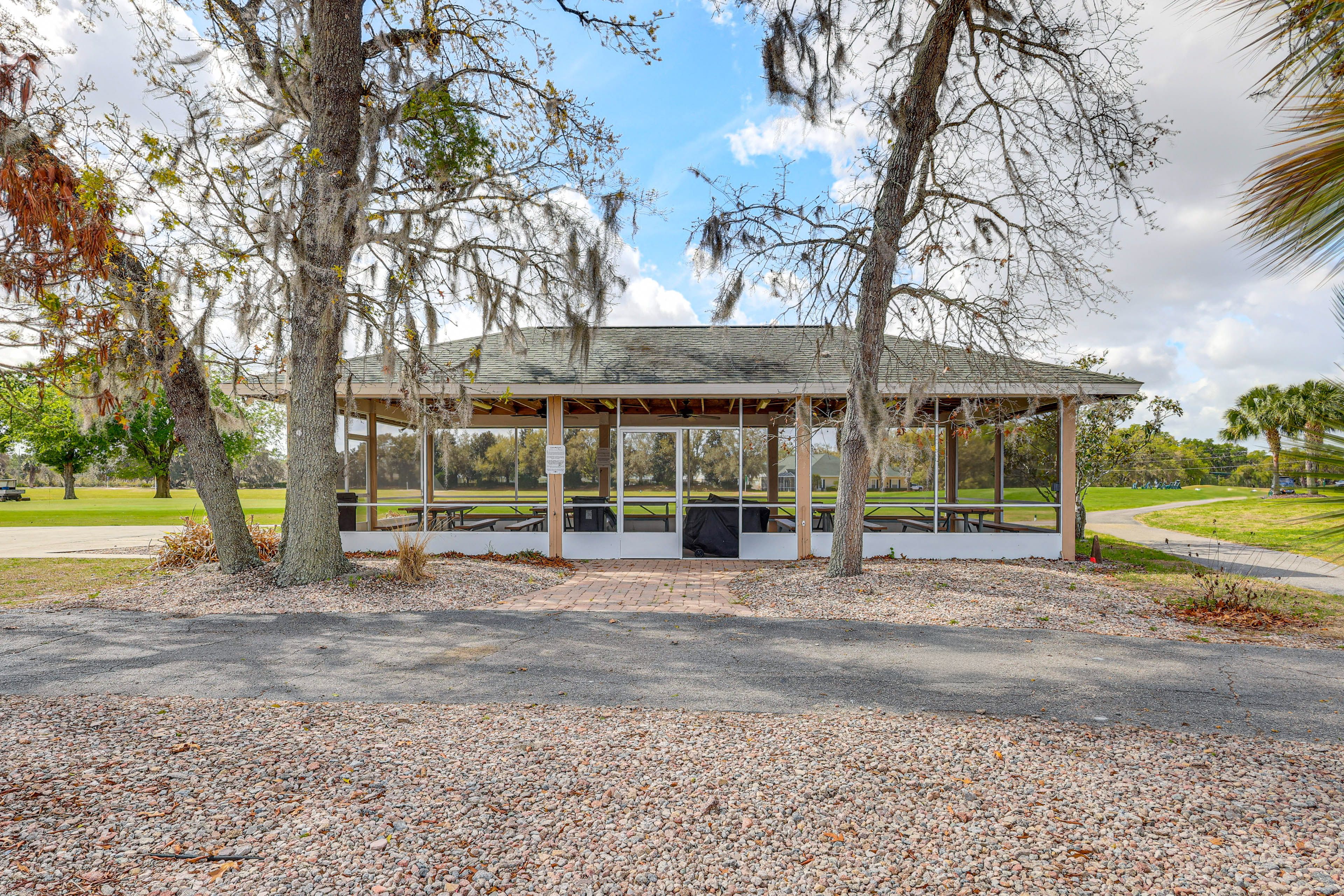 Screened Picnic & Grilling Pavilion