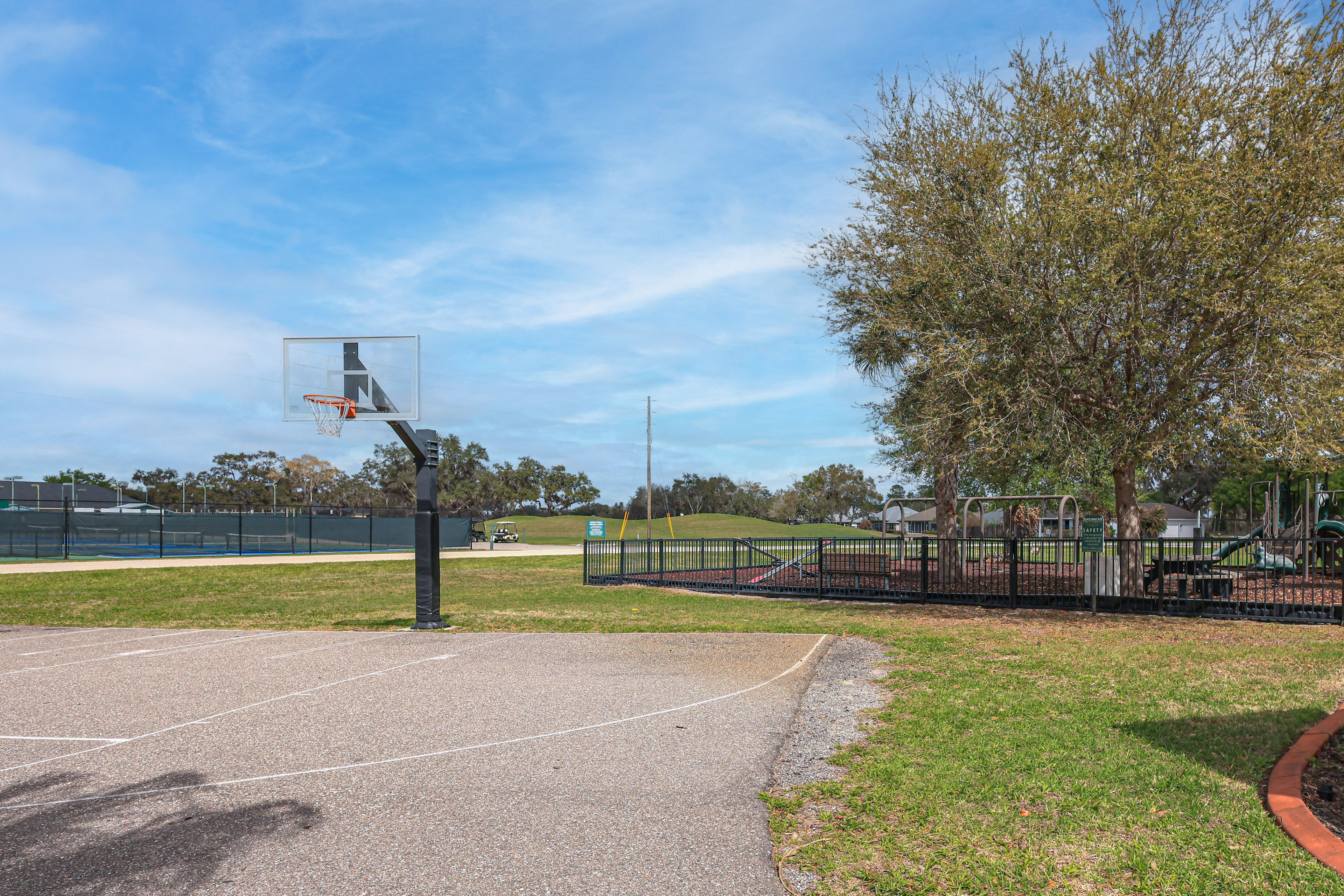 Basketball Court & Playground