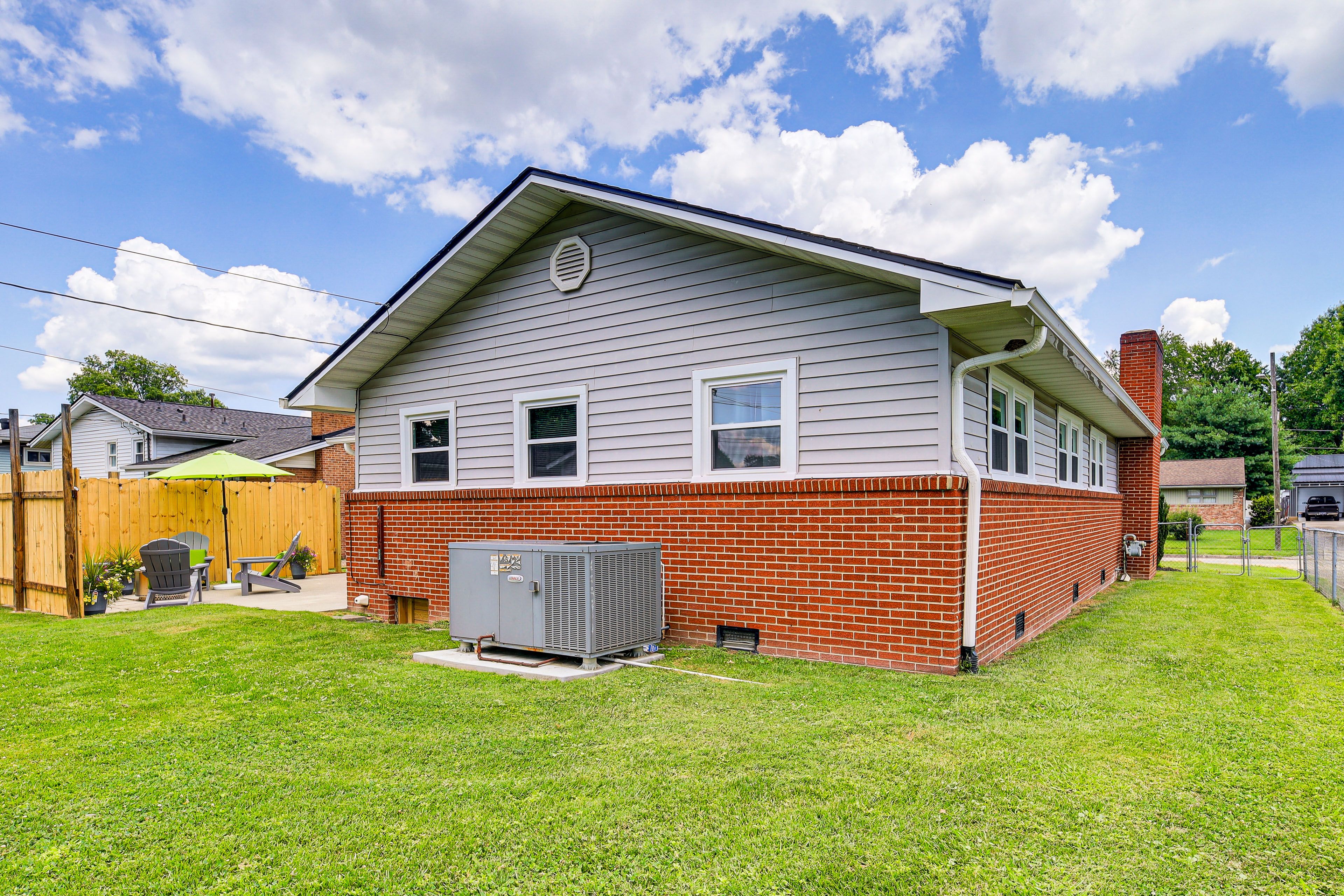 House Exterior | Fenced Backyard