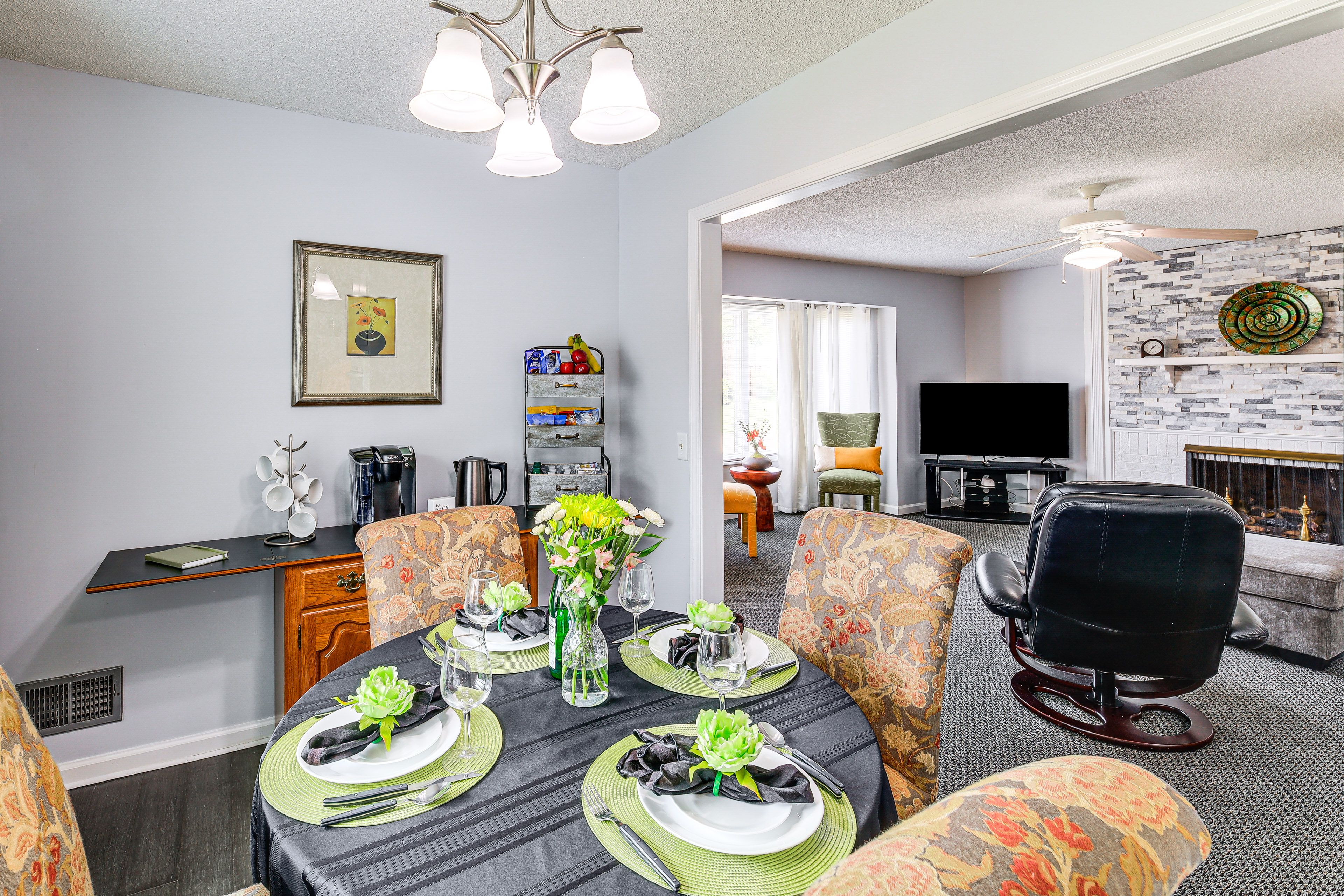 Dining Table | Dishware/Flatware | Coffee Bar