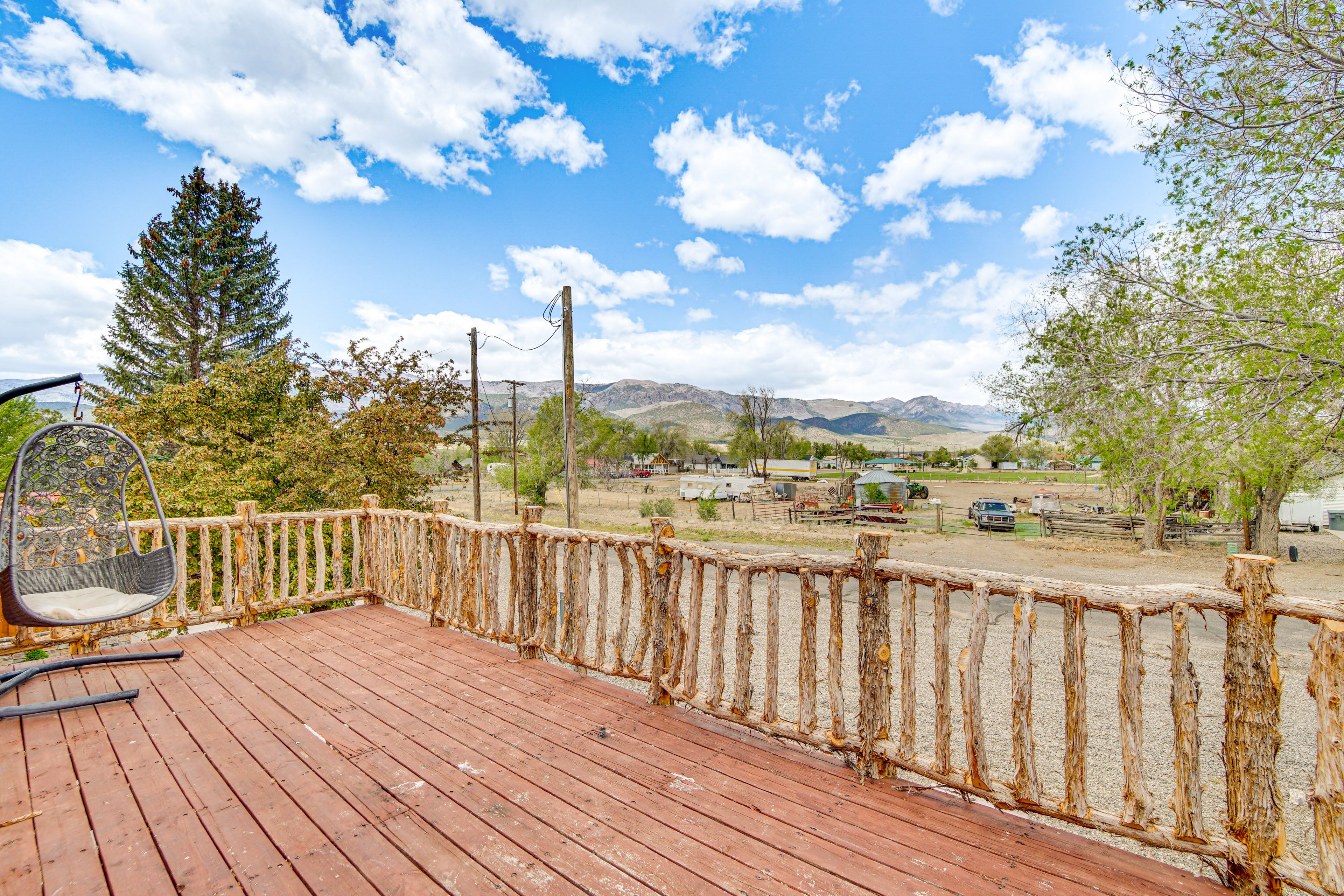 Balcony | Mountain Views | Gas Grill | 2-Story Home