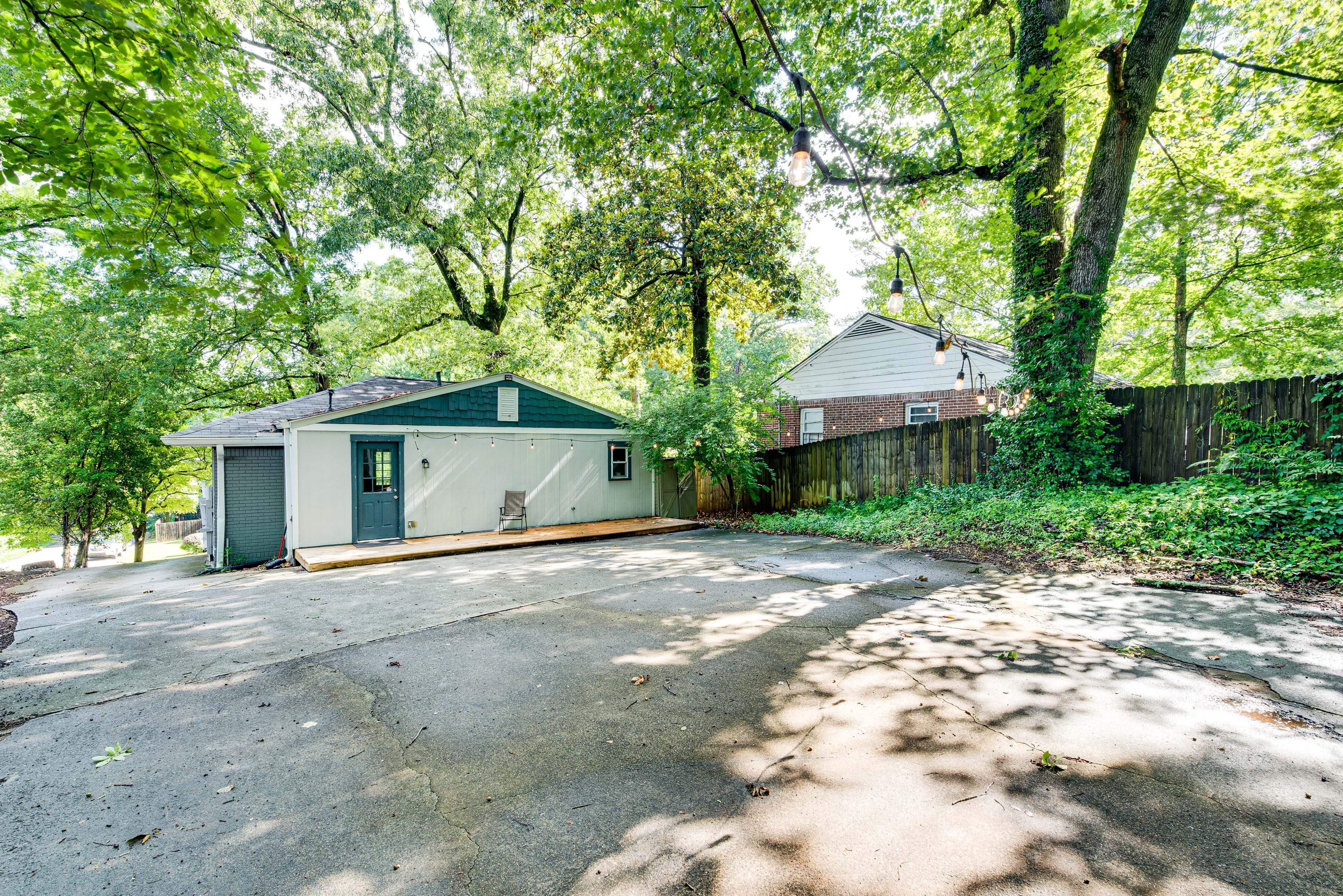 House Exterior | Deck & Patio w/ Seating | Fire Pit | Private Backyard