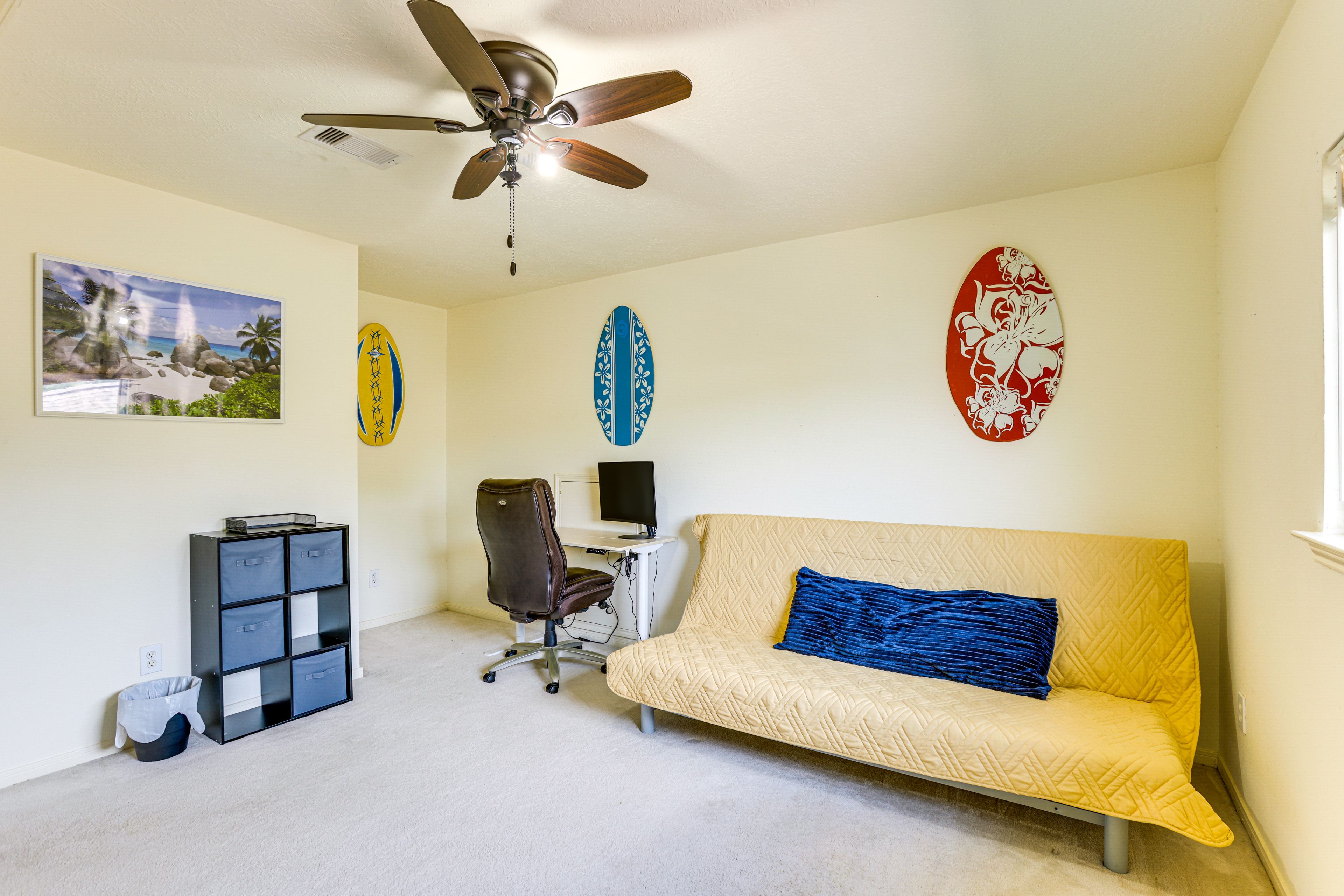 Bedroom 4 | Full Futon | Laptop Workspace | 2nd Floor