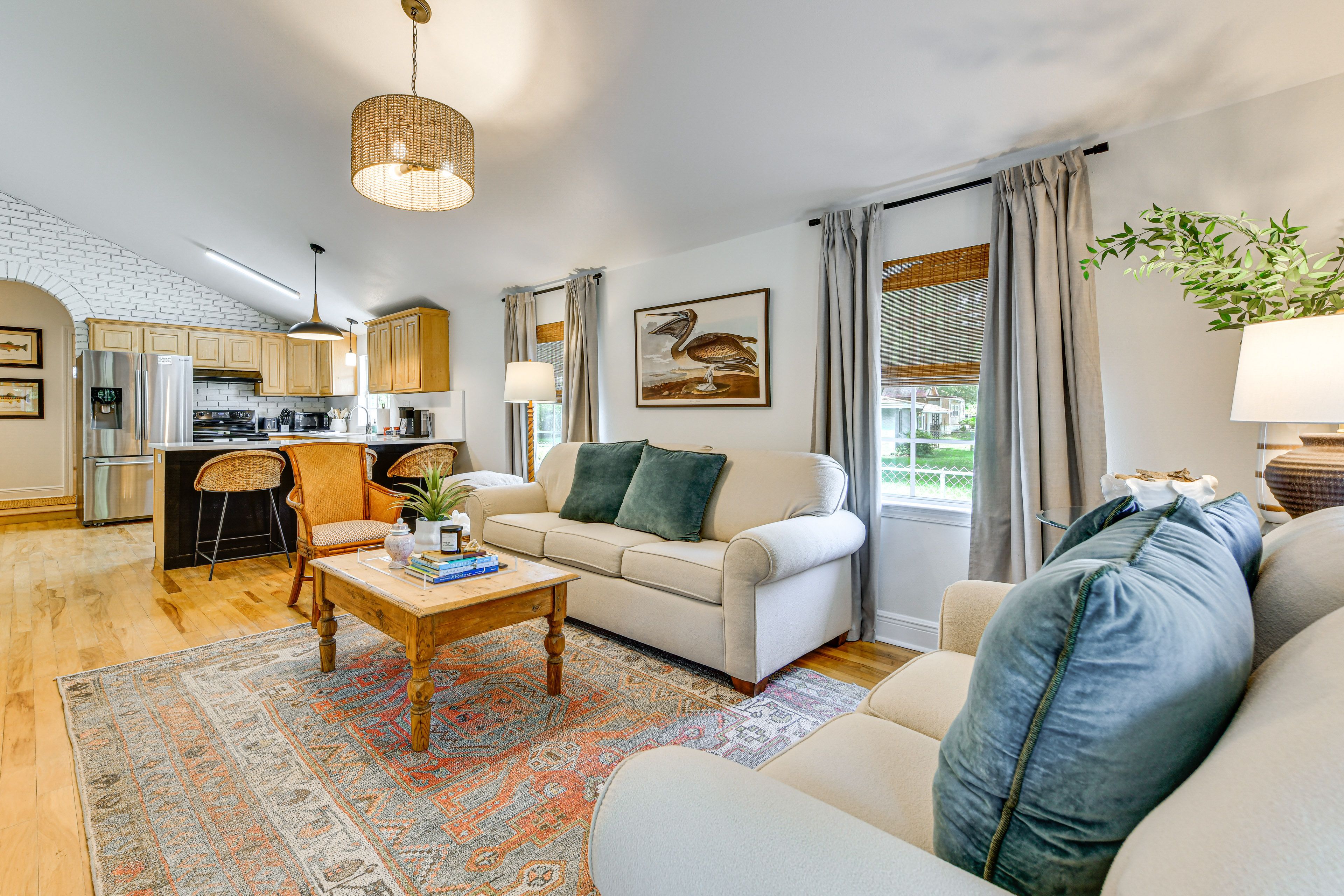 Living Room | Electric A/C & Heating | Free WiFi
